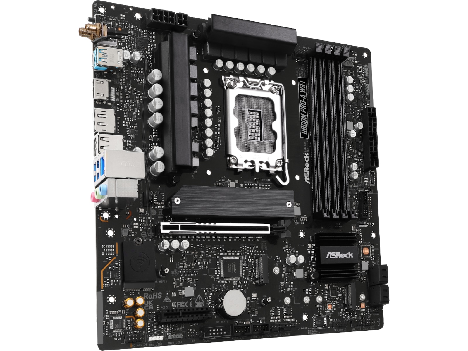 ASRock B860M Pro-A WiFi Hovedkort Intel Socket