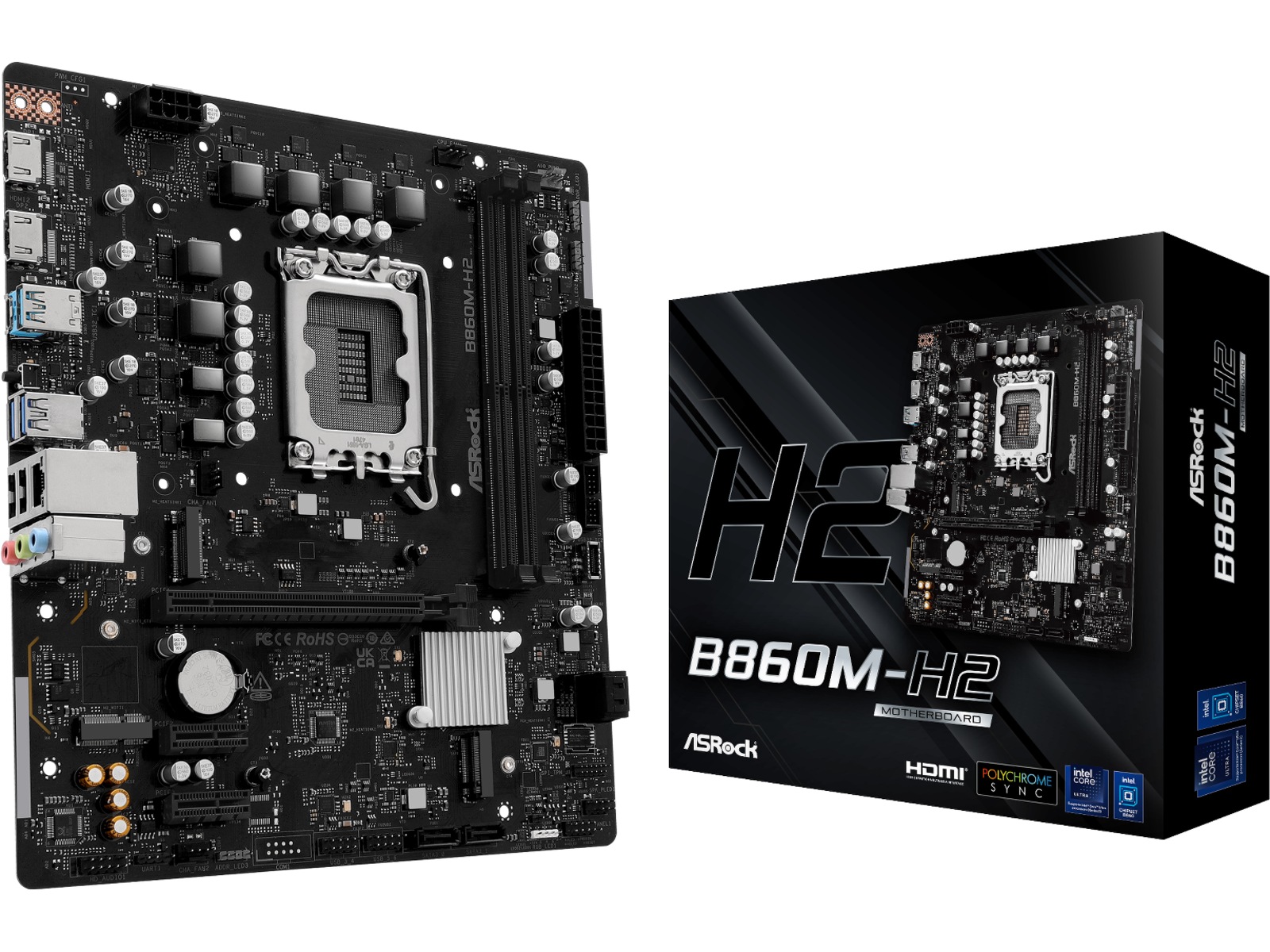 ASRock B860M-H2 Hovedkort Intel Socket