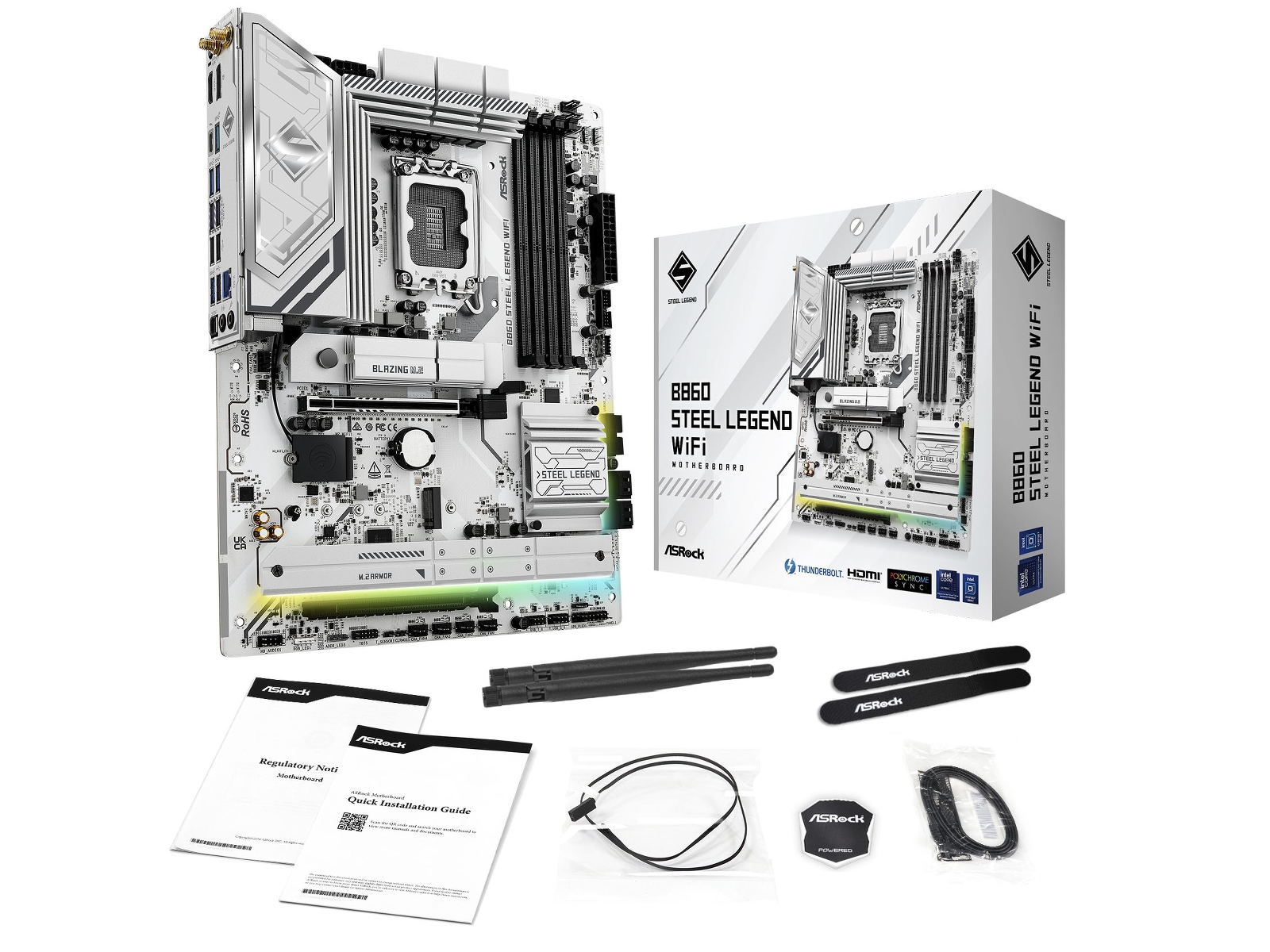 ASRock B860 Steel Legend WiFi Hovedkort Intel Socket