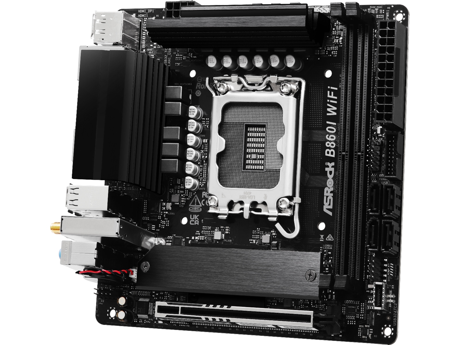 ASRock B860I WiFi Hovedkort Intel Socket