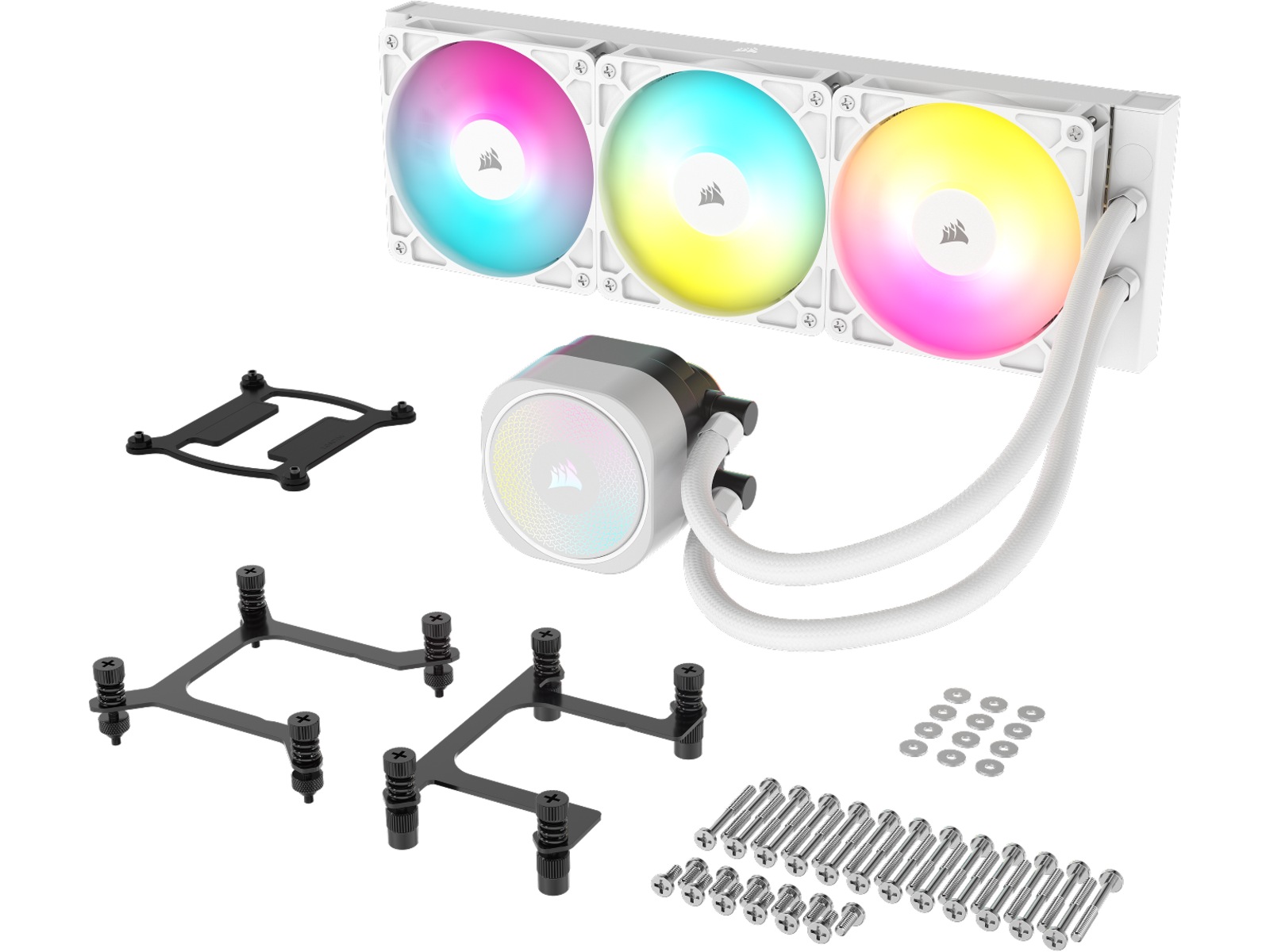 Corsair Nautilus 360 ARGB CPU Kjøler (hvit) -B-Grade Demo annet i datautstyr
