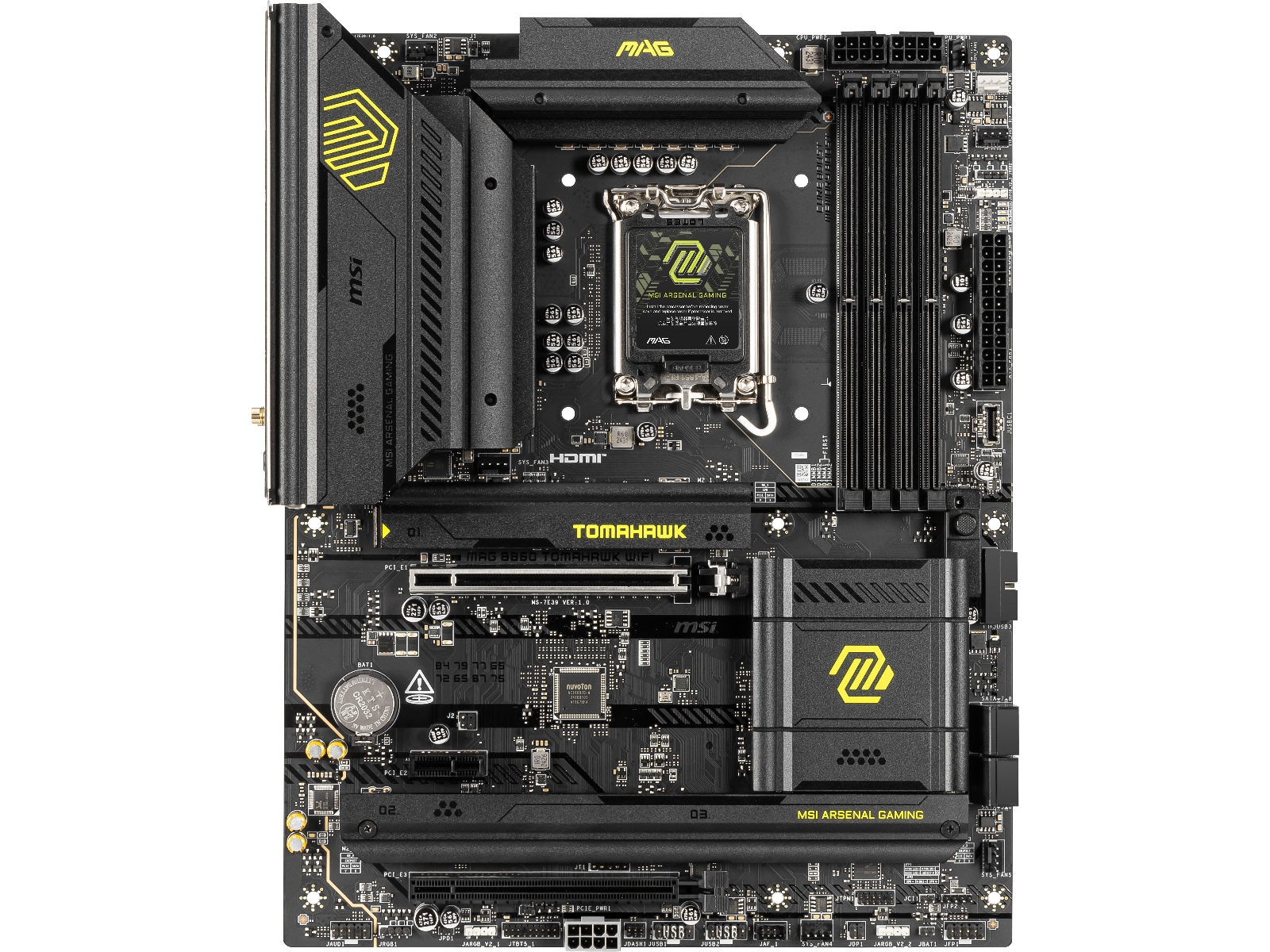 MSI MAG B860 TOMAHAWK WIFI Hovedkort Intel Socket