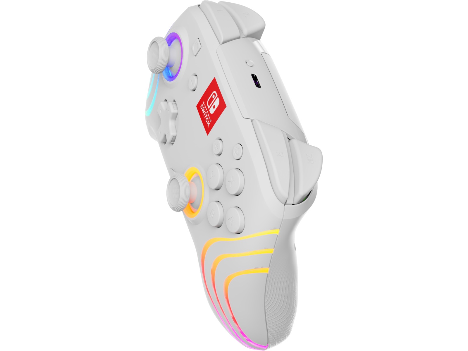 PDP Afterglow Wave Nintendo Switch kontroller (hvit) Tilbehør til spillkonsoller