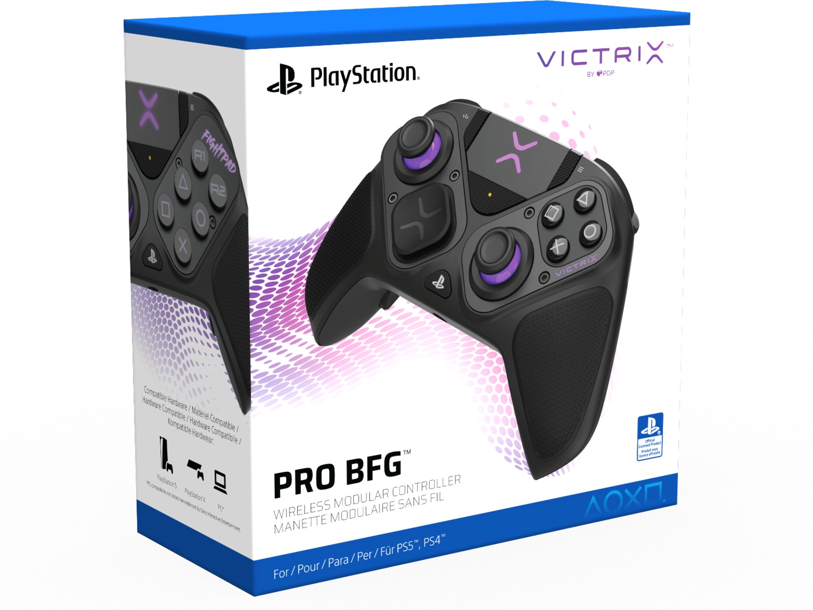 PDP Victrix Pro BFG PS5 kontroller (sort) Tilbehør til spillkonsoller