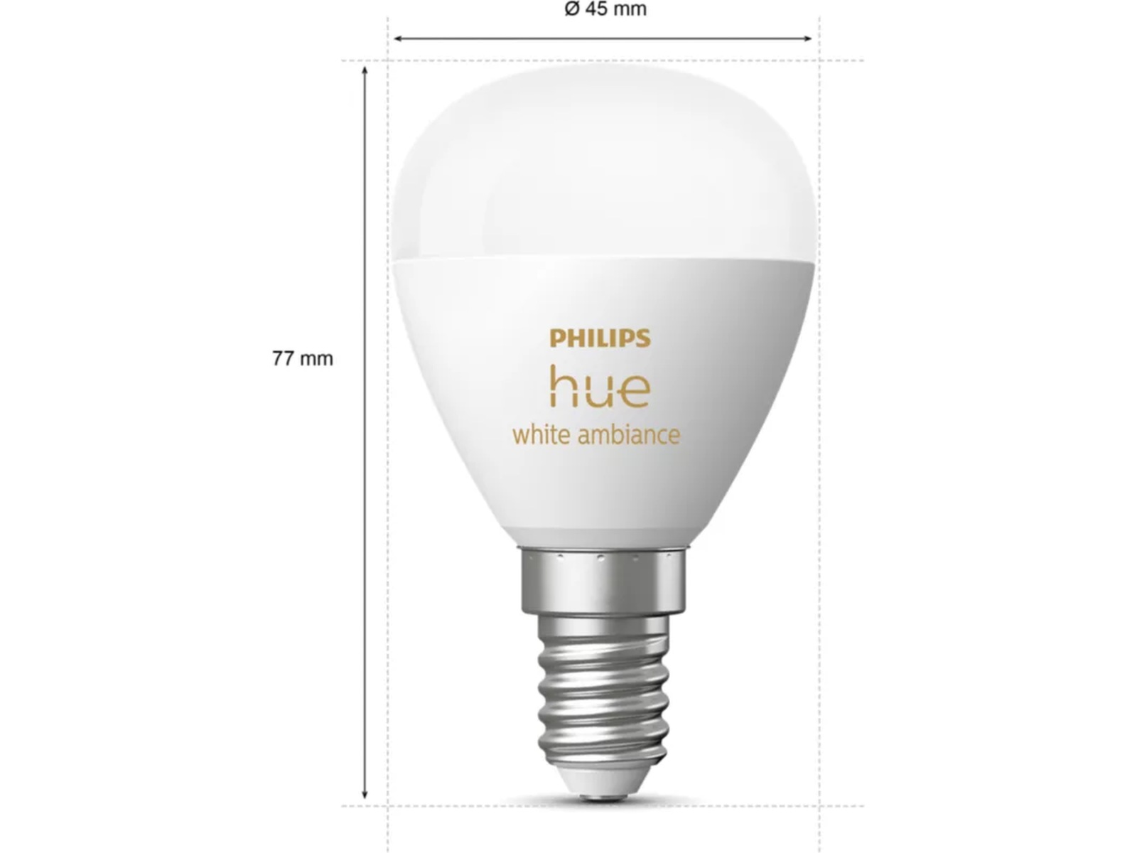 Philips Hue WA 4.3W Luster E14 lyspære 2PK Lyspærer & LED-pærer