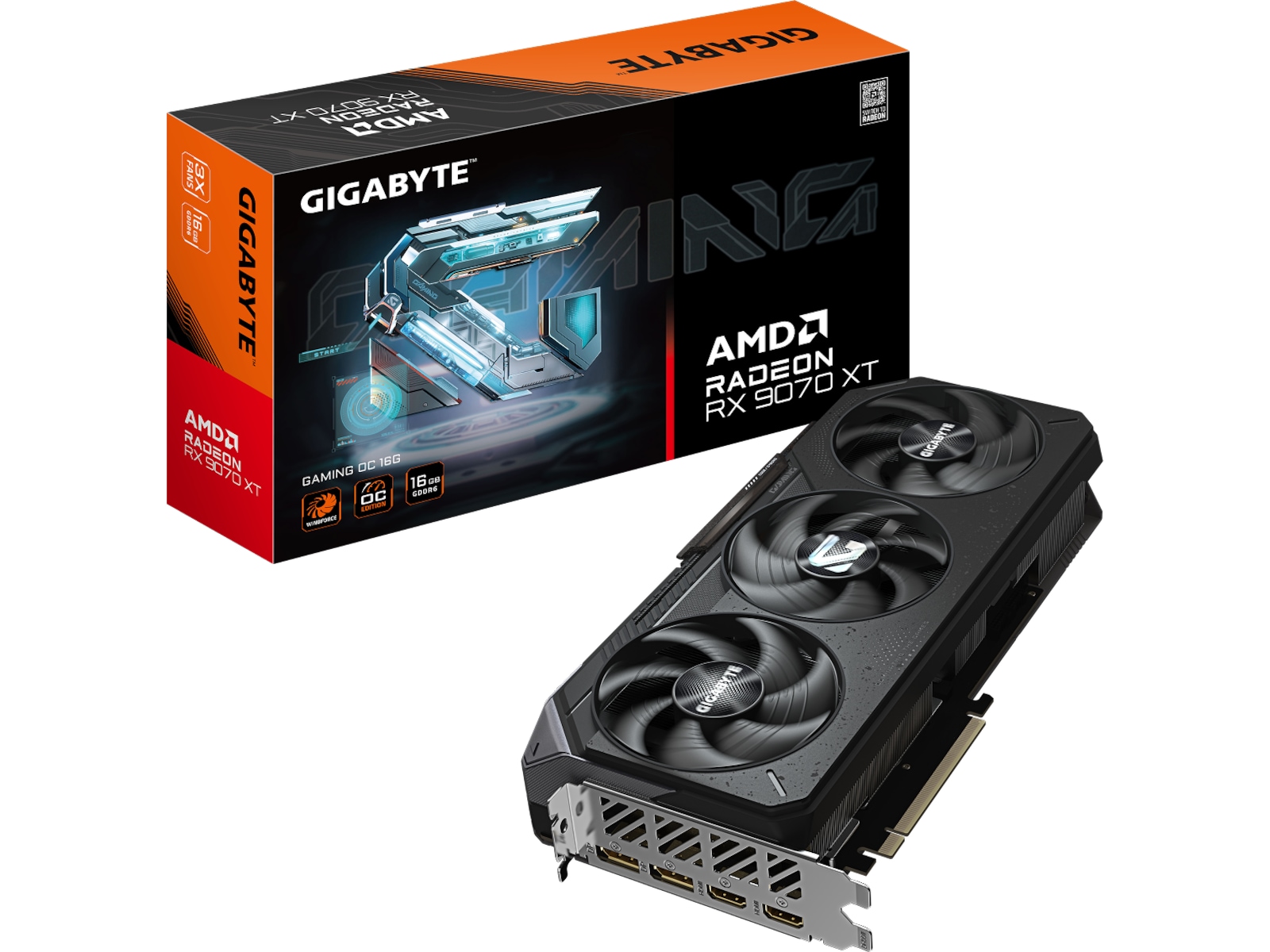 Gigabyte AMD Radeon RX 9070 XT Gaming OC Skjermkort