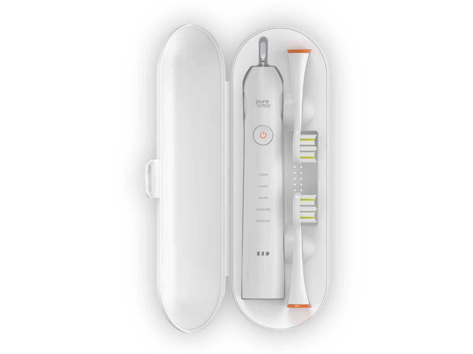 Puresense Dental C Sonic Brilliant Bundle (hvit) Elektriske tannbørster