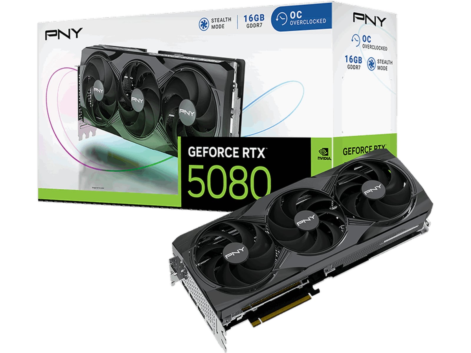 PNY GeForce RTX 5080 OC Skjermkort