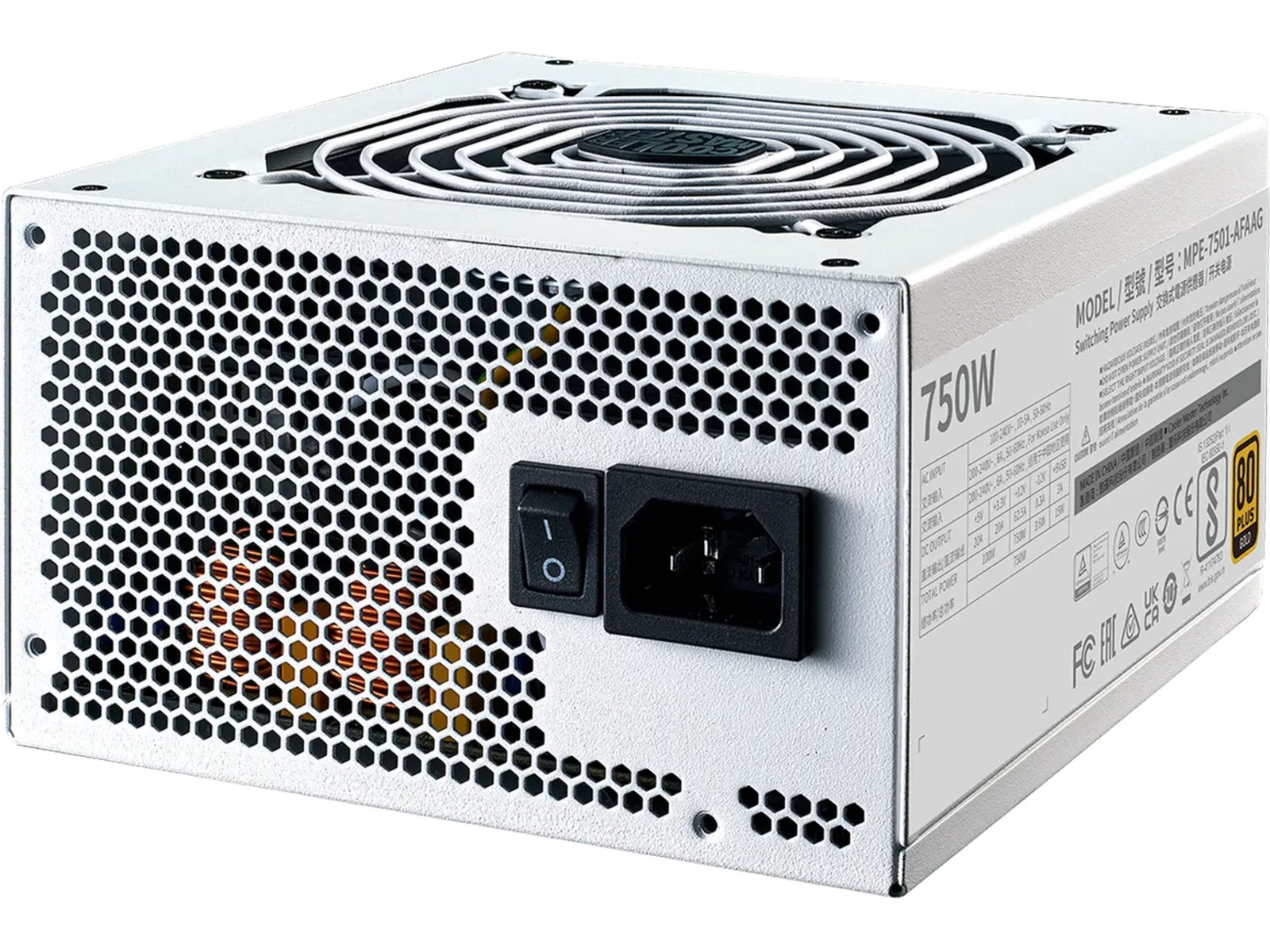 Cooler Master MWE Gold 750 V2 PSU (hvit) Enheter