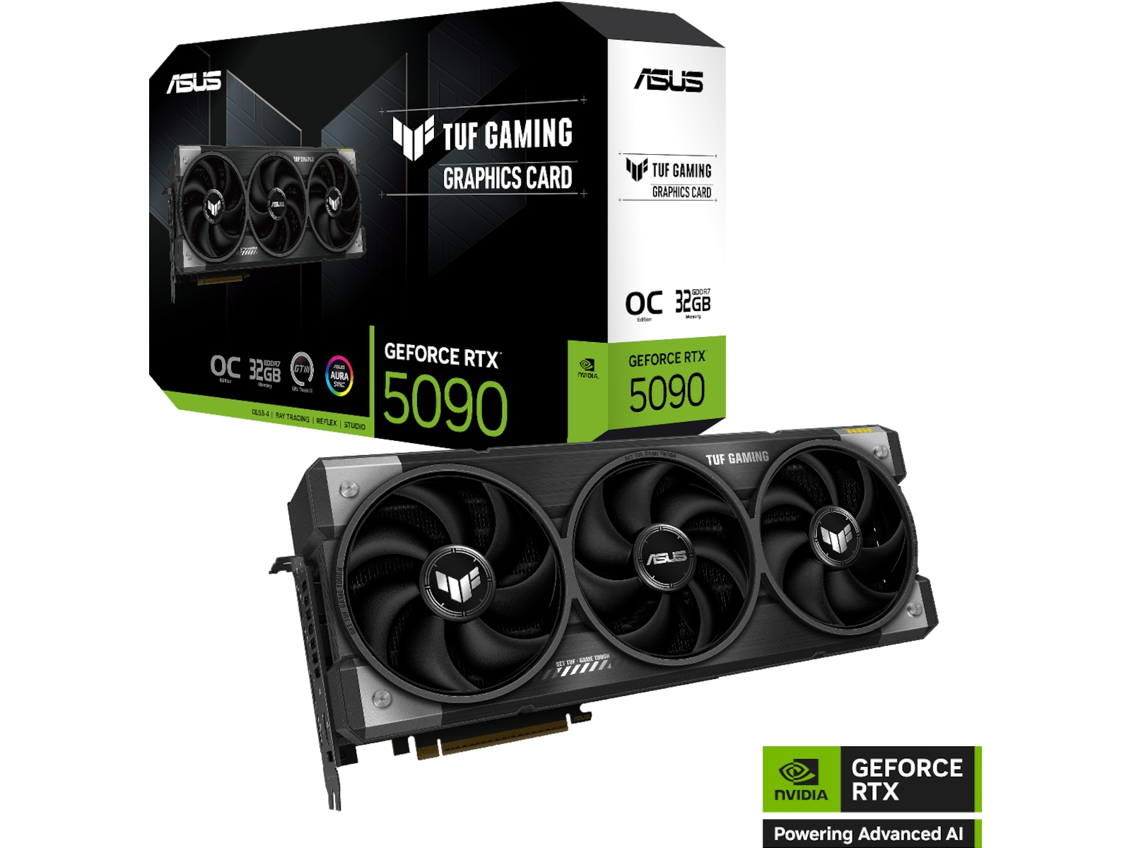 ASUS TUF Gaming GeForce RTX 5090 OC Skjermkort