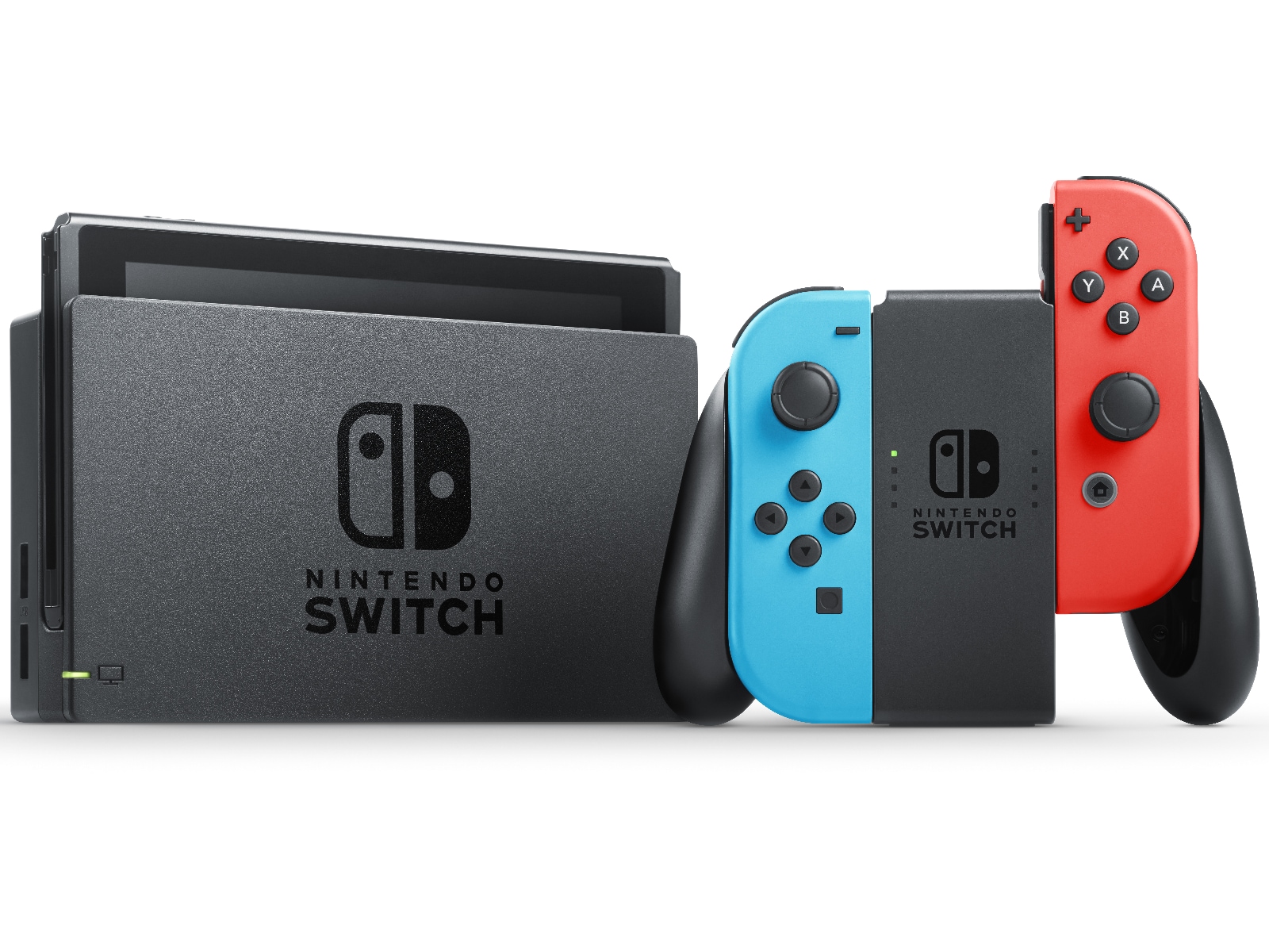 Nintendo Switch 2019 32GB (neon/rød/blå) Nintendo