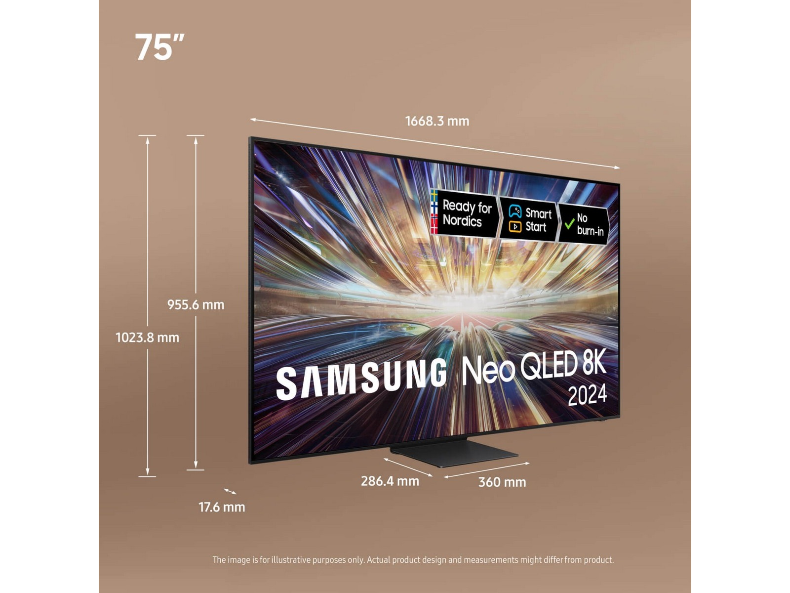 Samsung 75" QN800D 8K Neo QLED Mini LED TV TQ75QN800D -B-Grade Demo TV/projektor