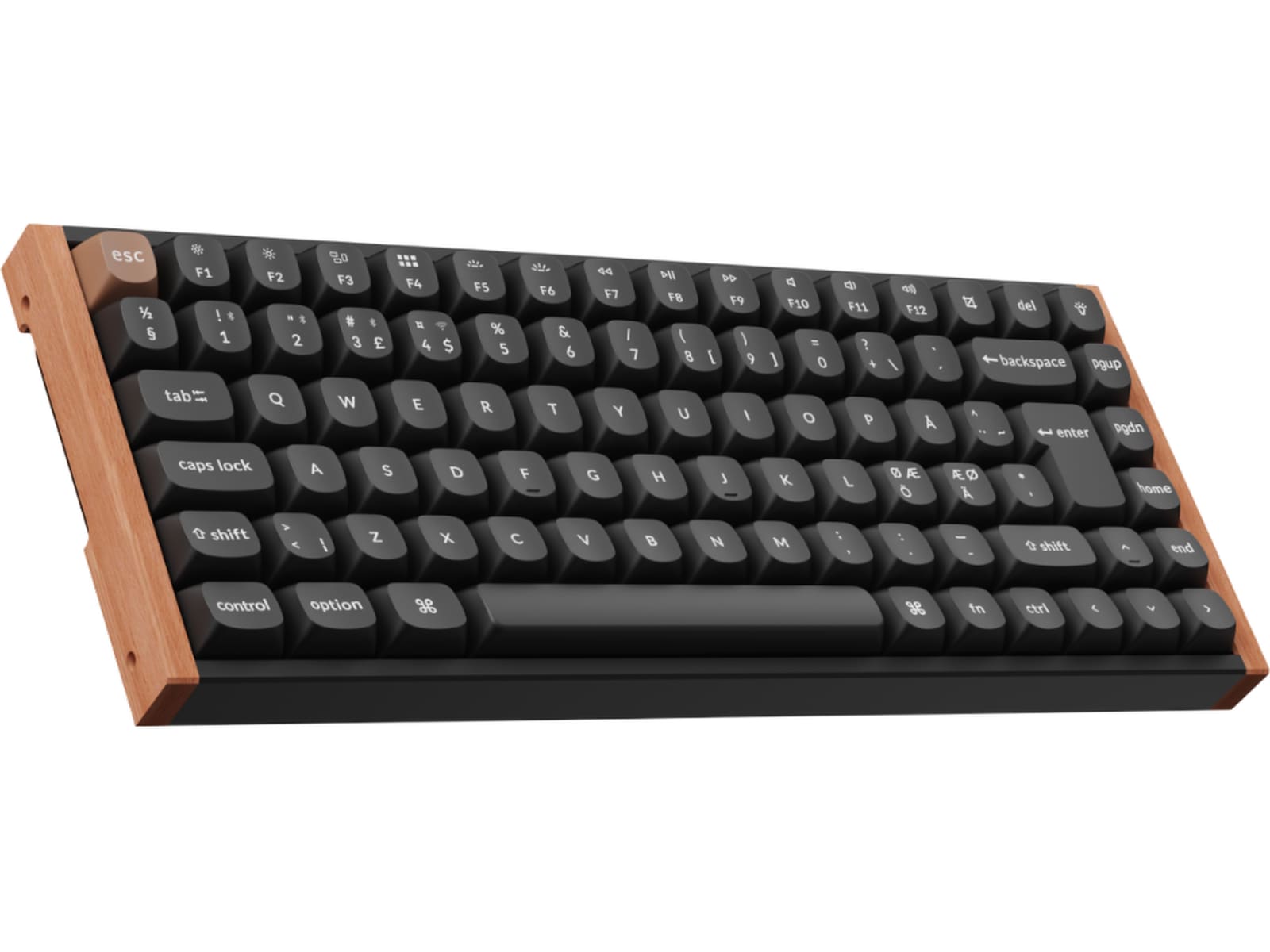 Keychron K2 HE SE QMK trådløst gamingtastatur (sort) Gamingtastatur