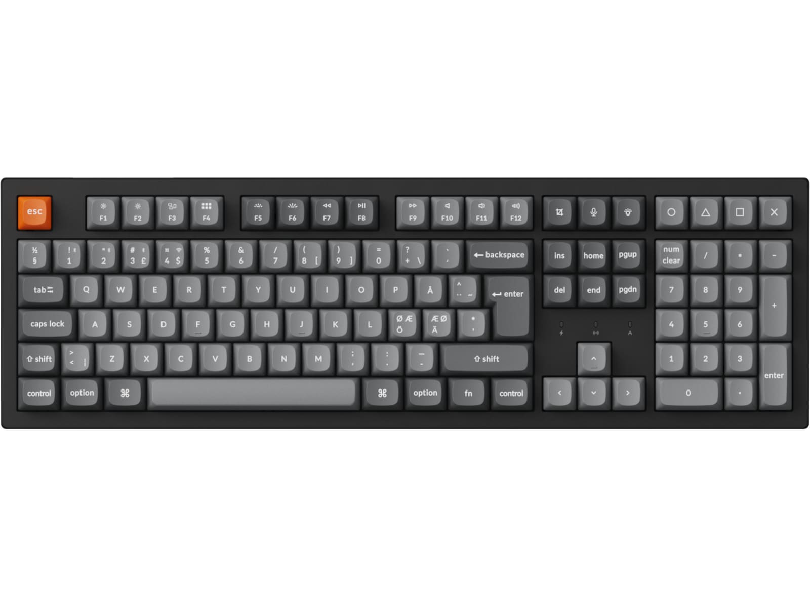 Keychron K10 MAX Trådløst gamingtastatur (super red) Gamingtastatur