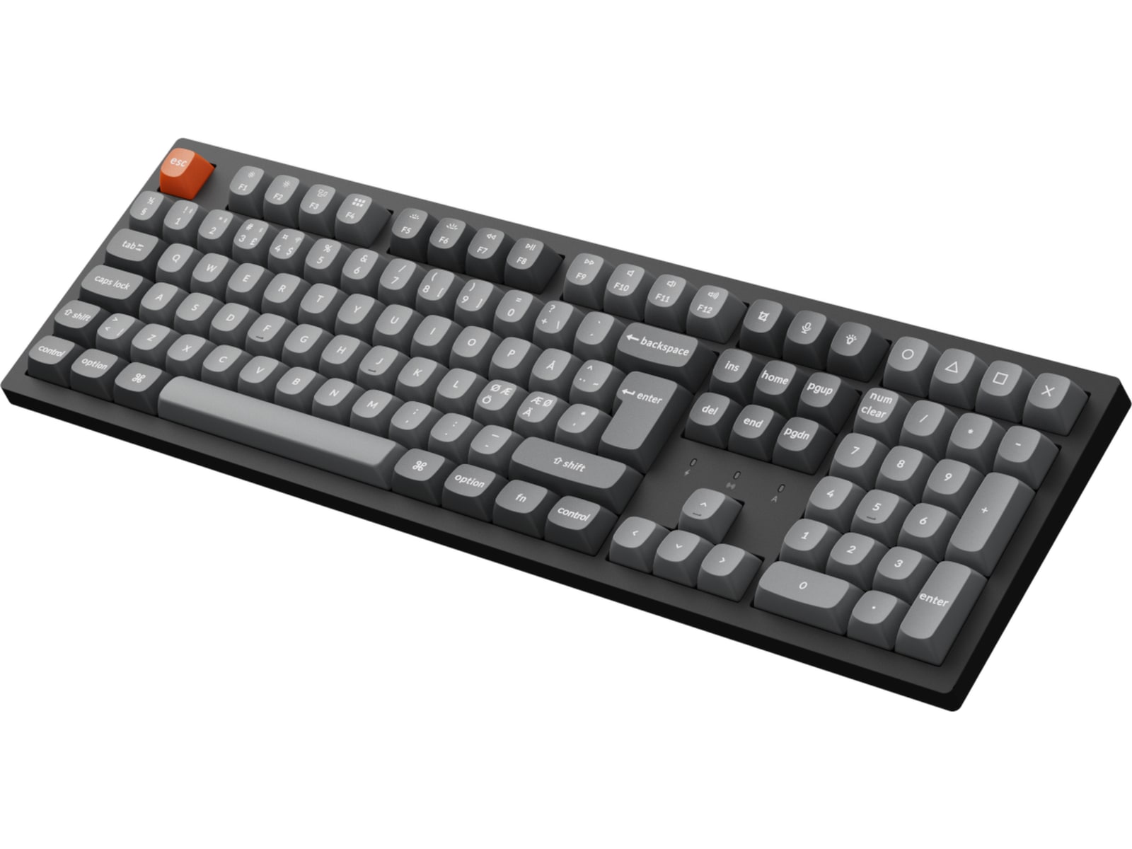Keychron K10 MAX Trådløst gamingtastatur (super red) Gamingtastatur
