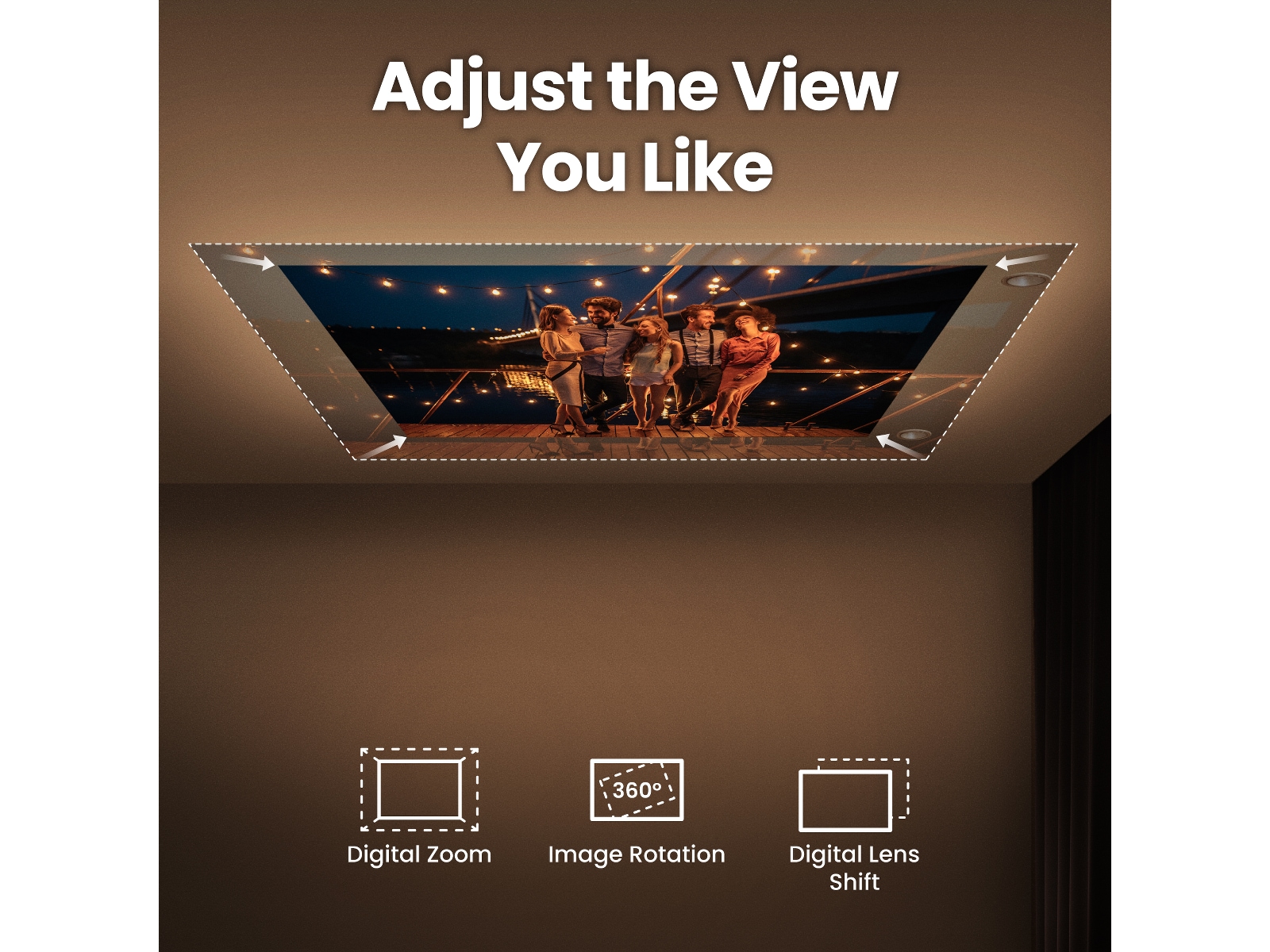 BenQ GV50 bærbar projektor -B-Grade Demo TV/projektor