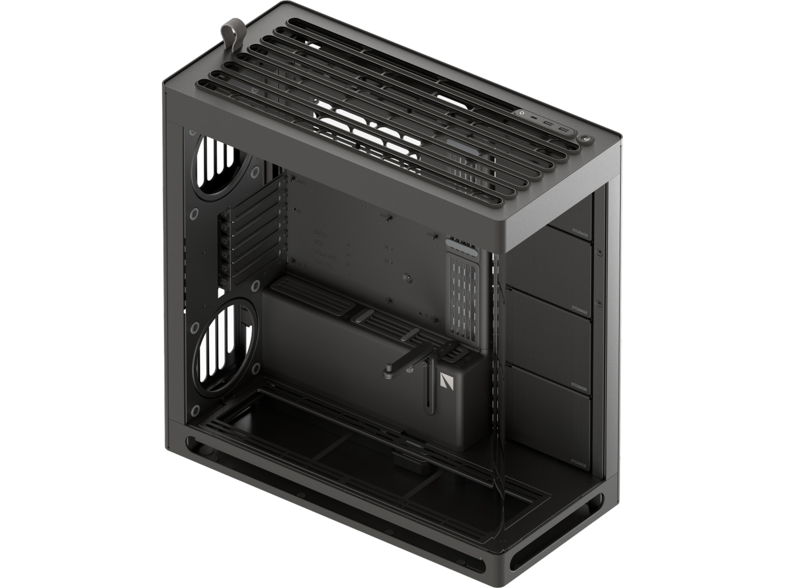 HAVN HS 420 Mid Tower (sort) Midi tower