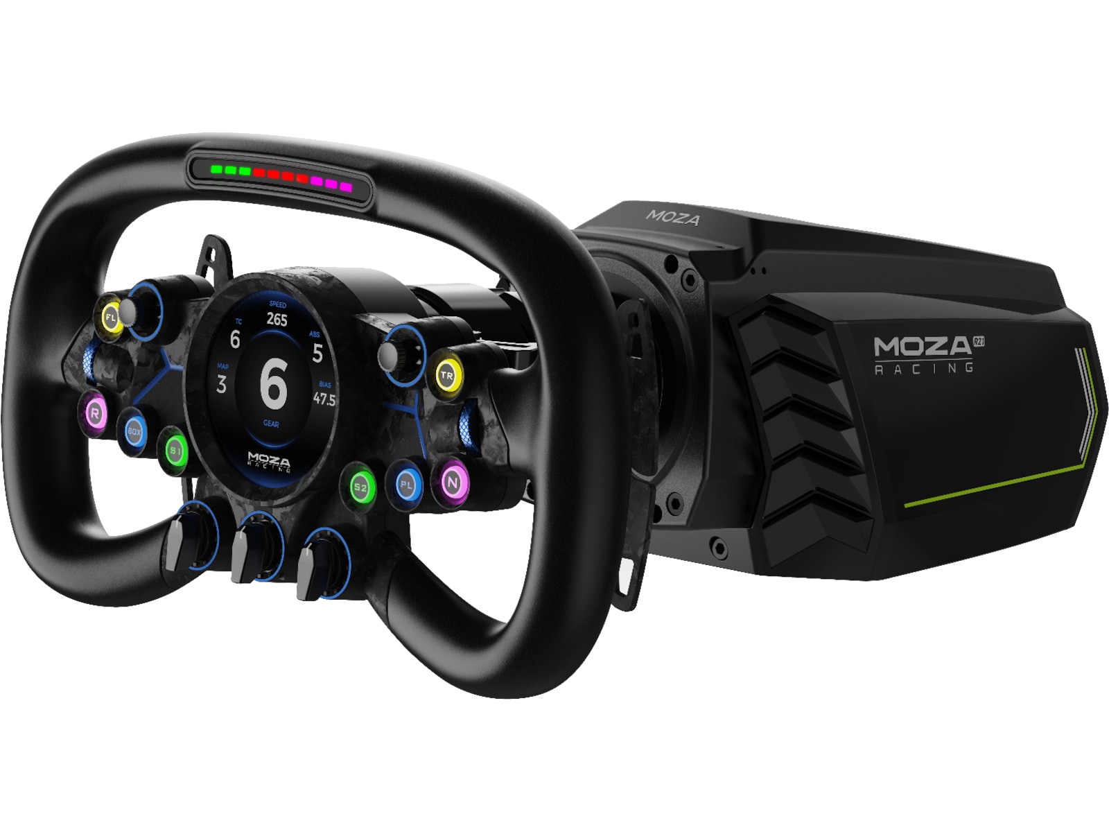 MOZA Vision GS ratt 31cm Ratt og pedaler