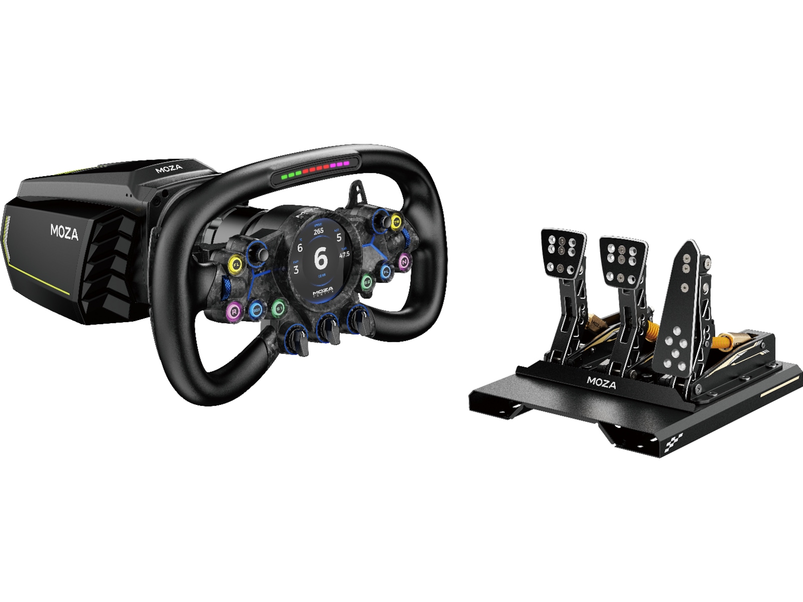 MOZA Vision GS ratt 31cm Ratt og pedaler