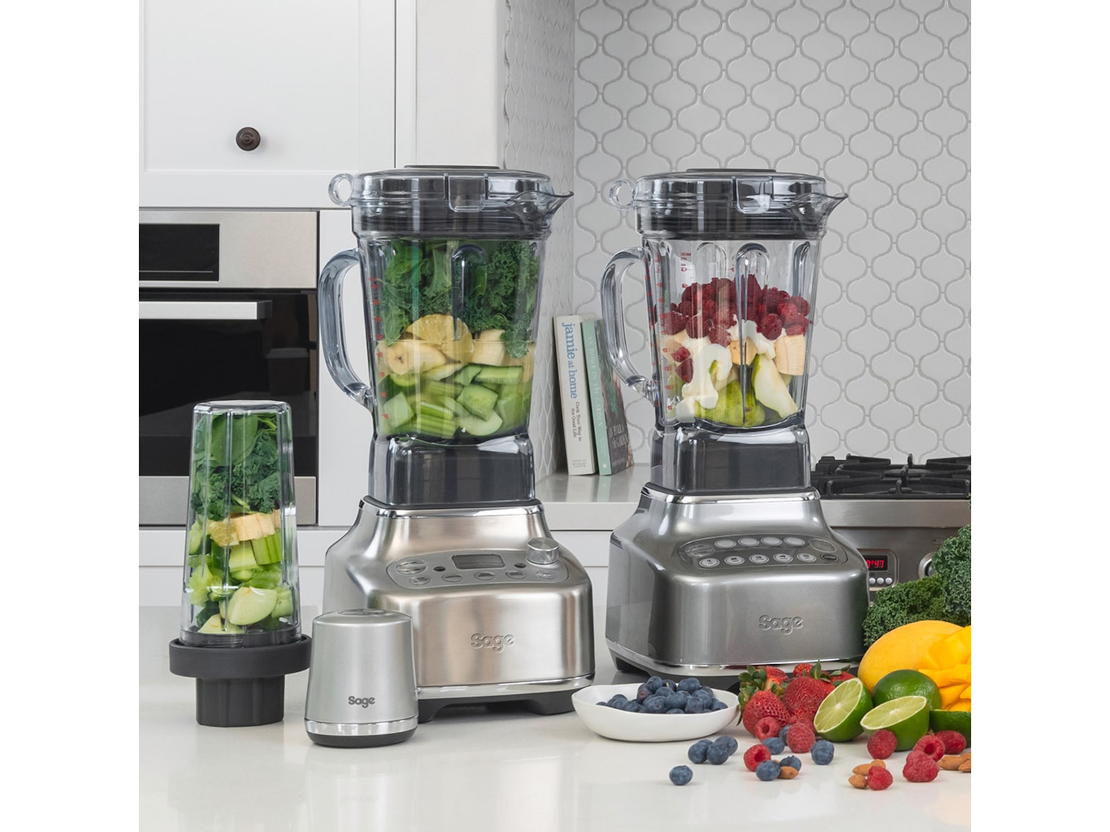 Sage Super Q Blender (børstet stål) -B-Grade Demo hjem & fritid