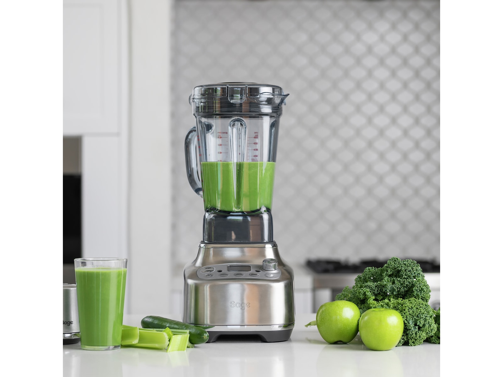 Sage Super Q Blender (børstet stål) -B-Grade Demo hjem & fritid