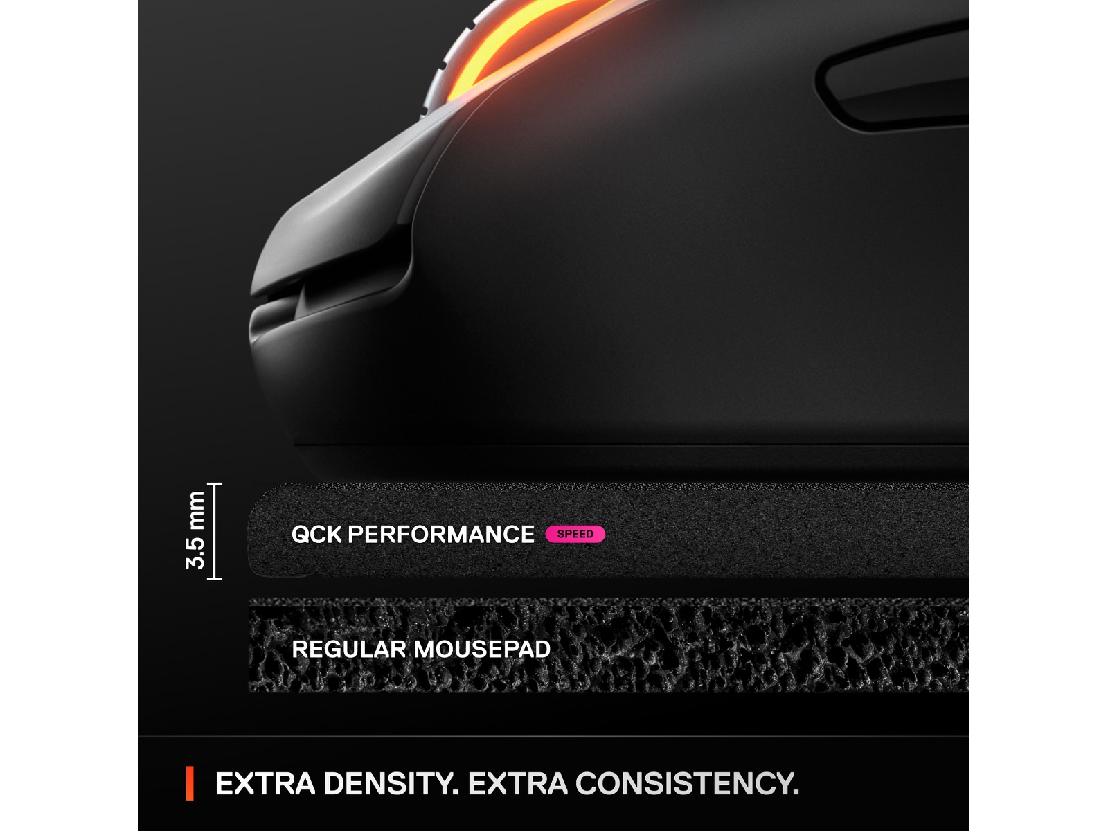 SteelSeries QcK Performance L Speed gamingmusematte Gamingmusematte