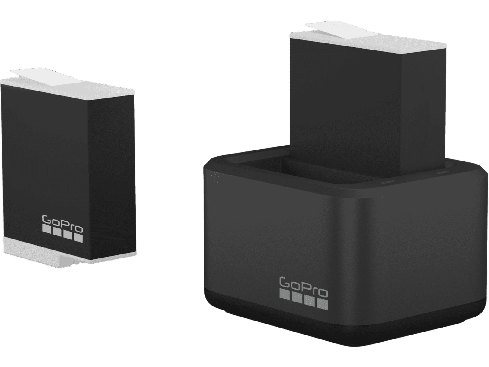 GoPro Dual Battery Charger m/ 2 Enduro batteri Kamerabatteriladere