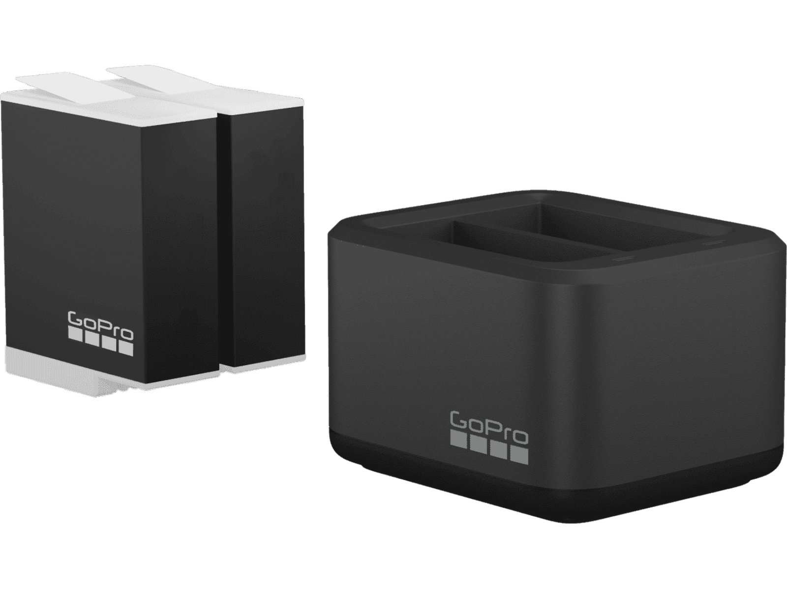 GoPro Dual Battery Charger m/ 2 Enduro batteri Kamerabatteriladere