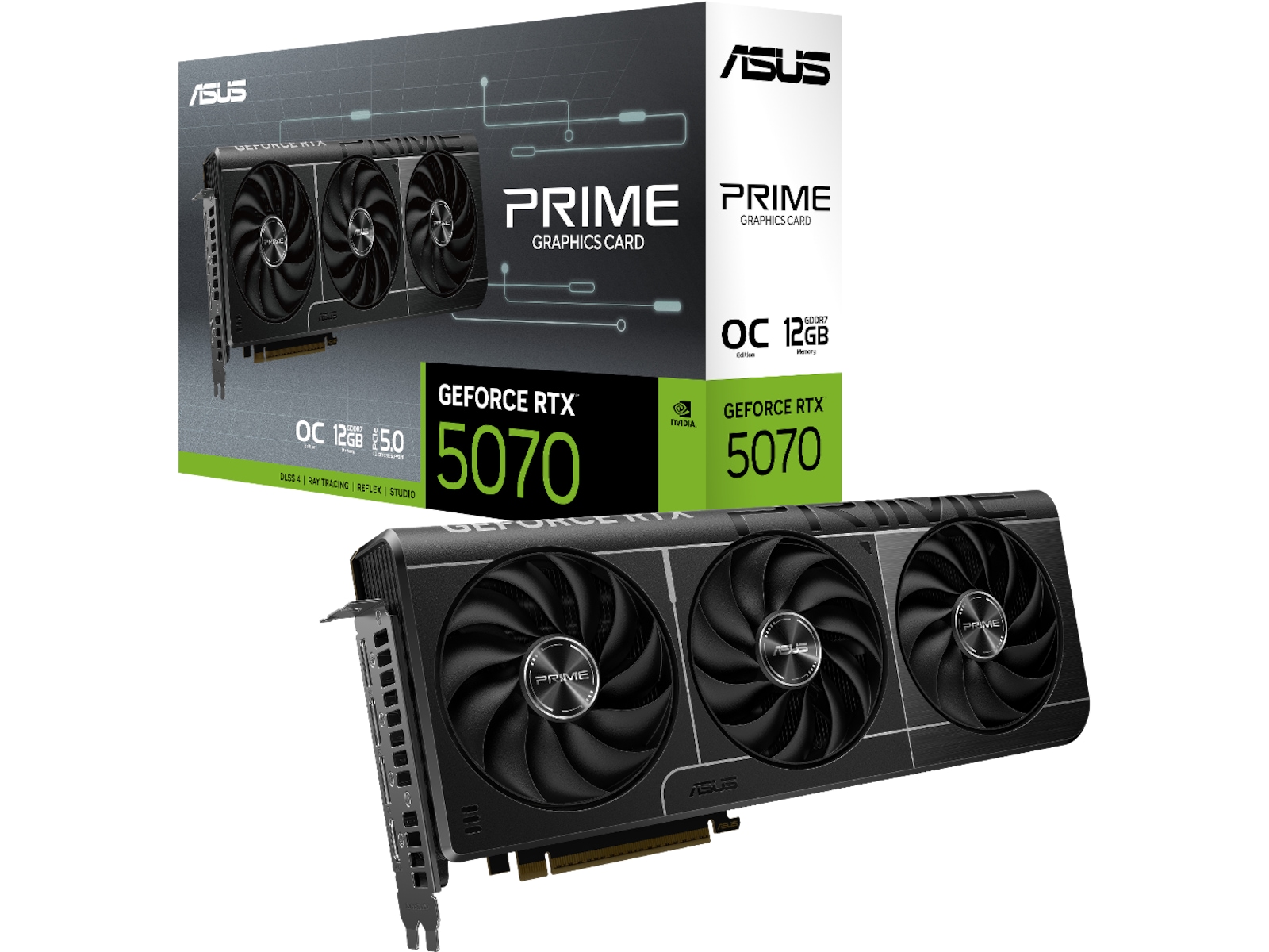 ASUS Prime GeForce RTX 5070 OC Skjermkort