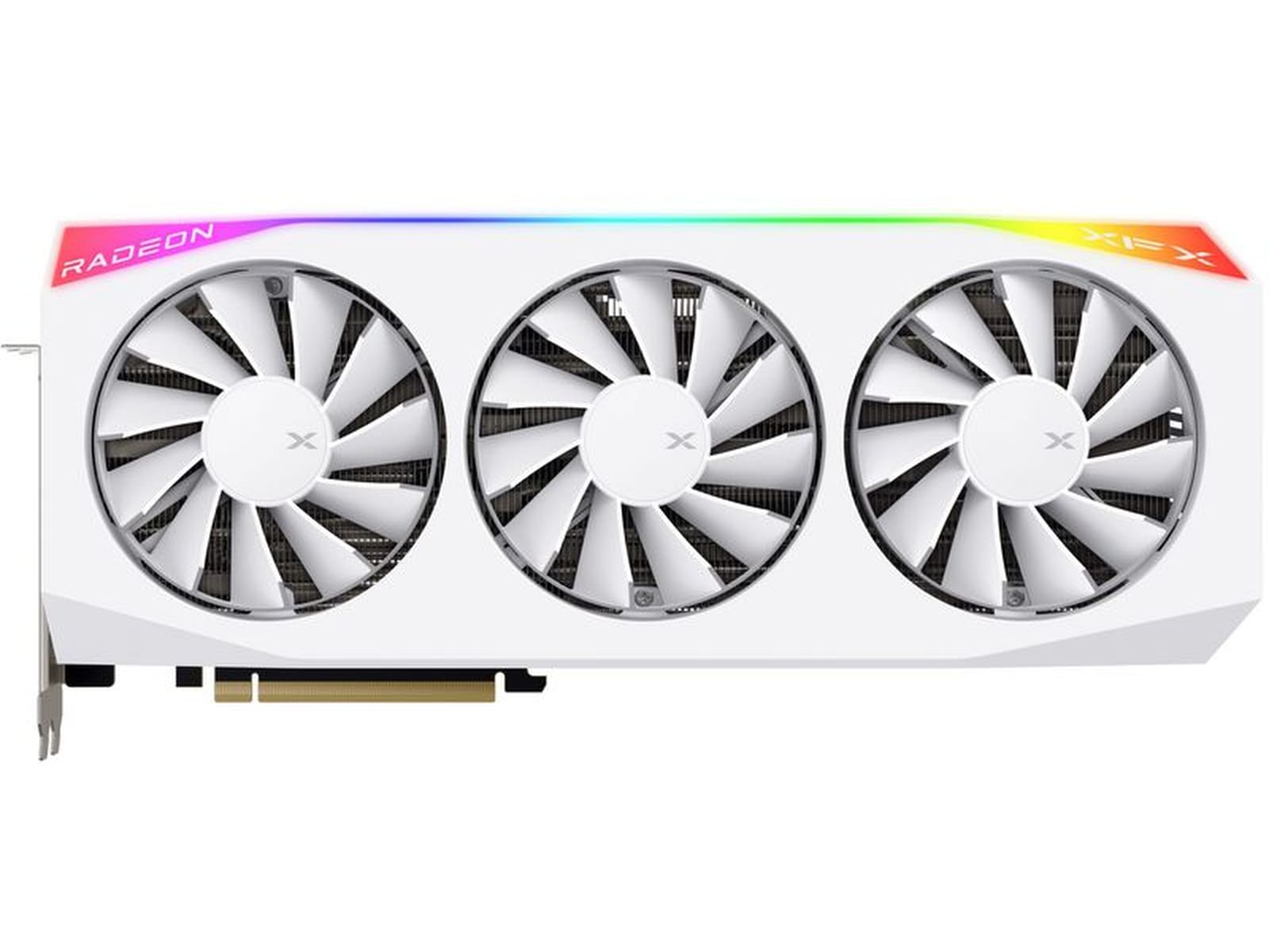 XFX Mercury AMD Radeon RX 9070 XT OC Magnetic Air RGB (hvit) Skjermkort