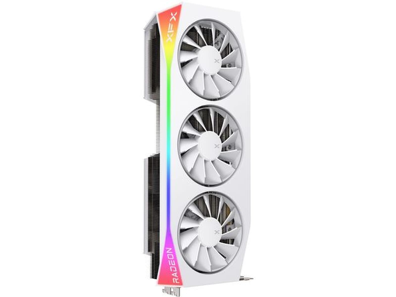 XFX Mercury AMD Radeon RX 9070 XT OC Magnetic Air RGB (hvit) Skjermkort