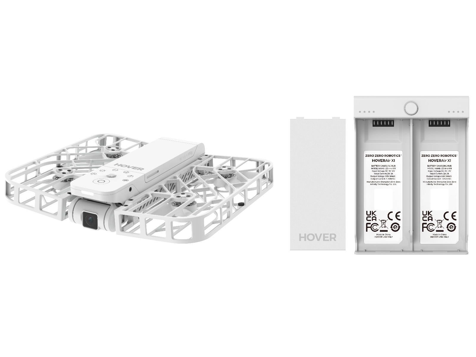 HoverAir X1 Drone Combo (hvit) Droner