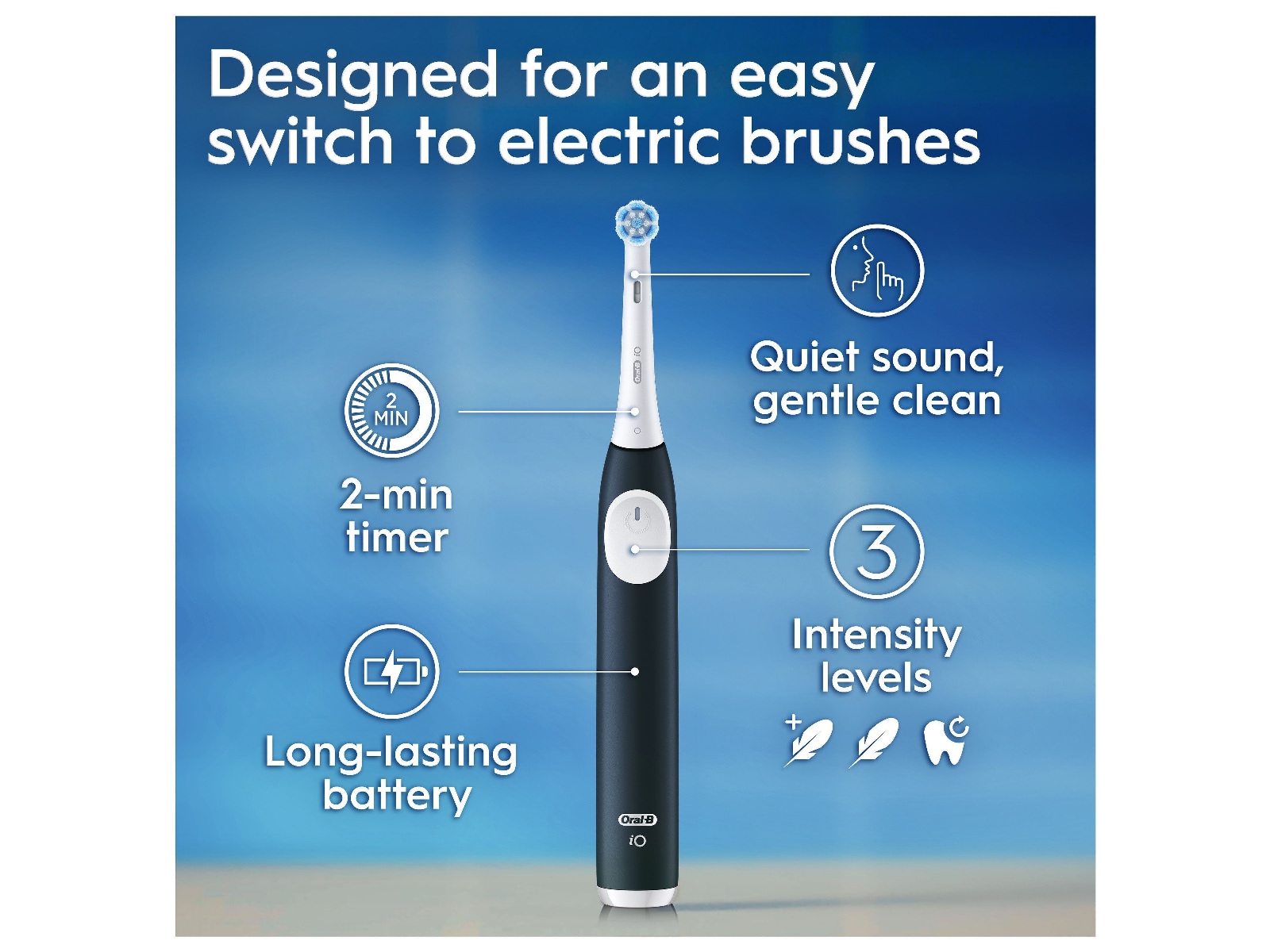 ORAL-B iO2 Series Elektrisk tannbørste (Forest Green) Elektriske tannbørster