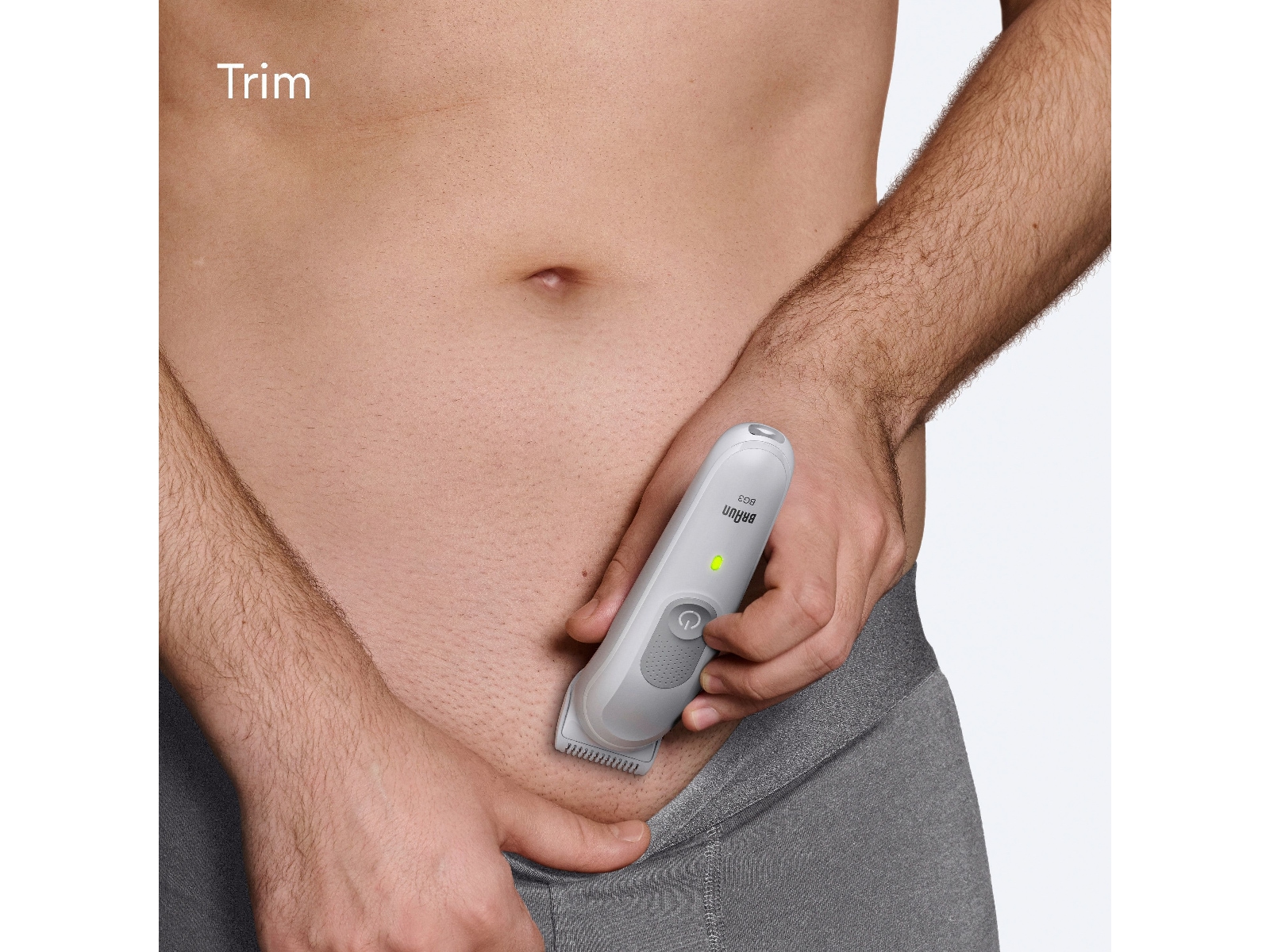 Braun Series 3 Kroppstrimmer (grå) Barbermaskiner