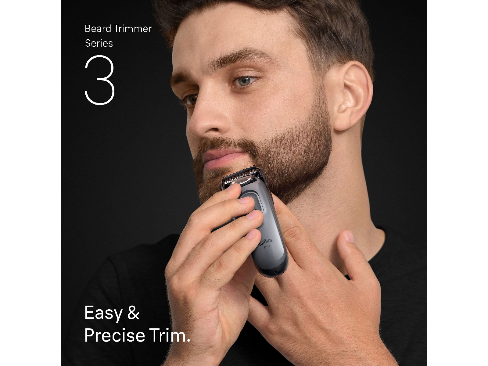 Braun Series 3 Skjeggtrimmer (grå) Barbermaskiner