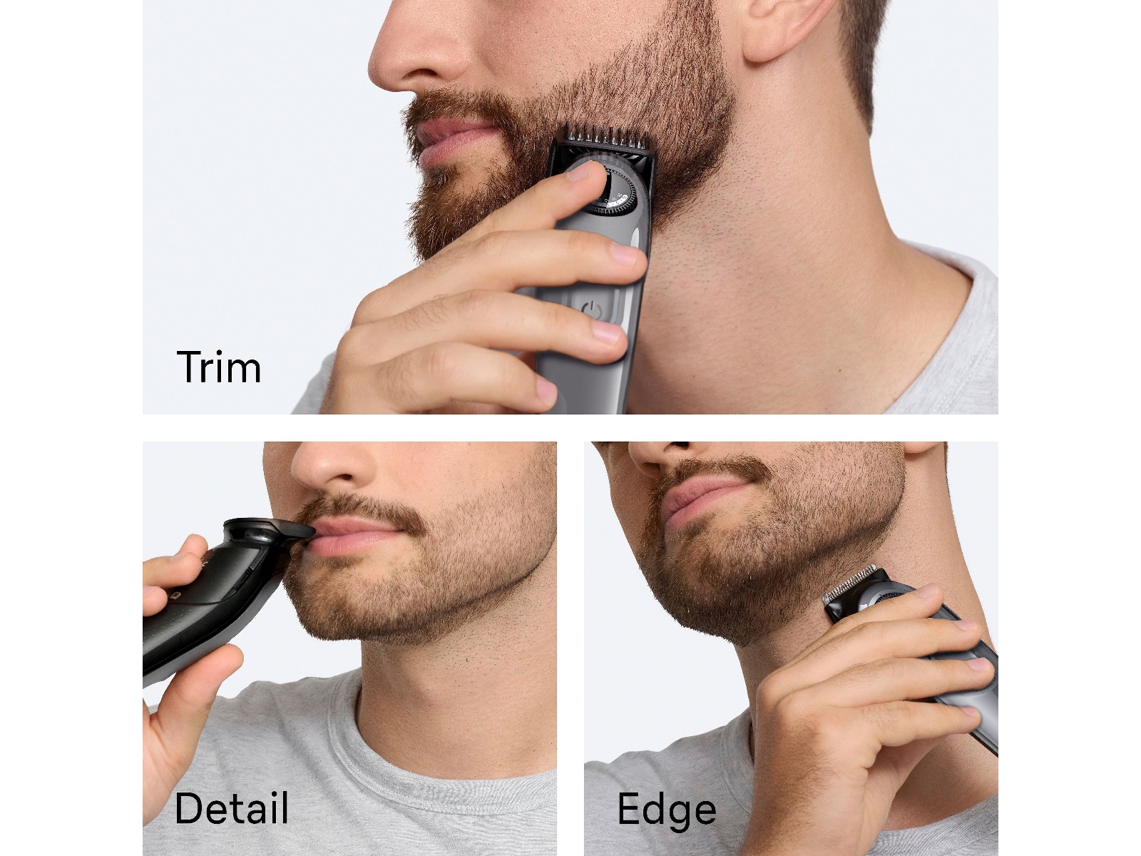 Braun Series 3 Skjeggtrimmer (grå) Barbermaskiner