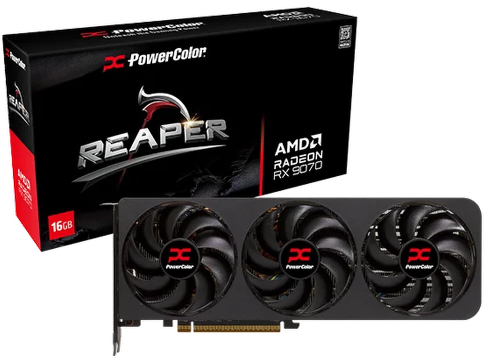 PowerColor Reaper AMD Radeon RX 9070 Skjermkort