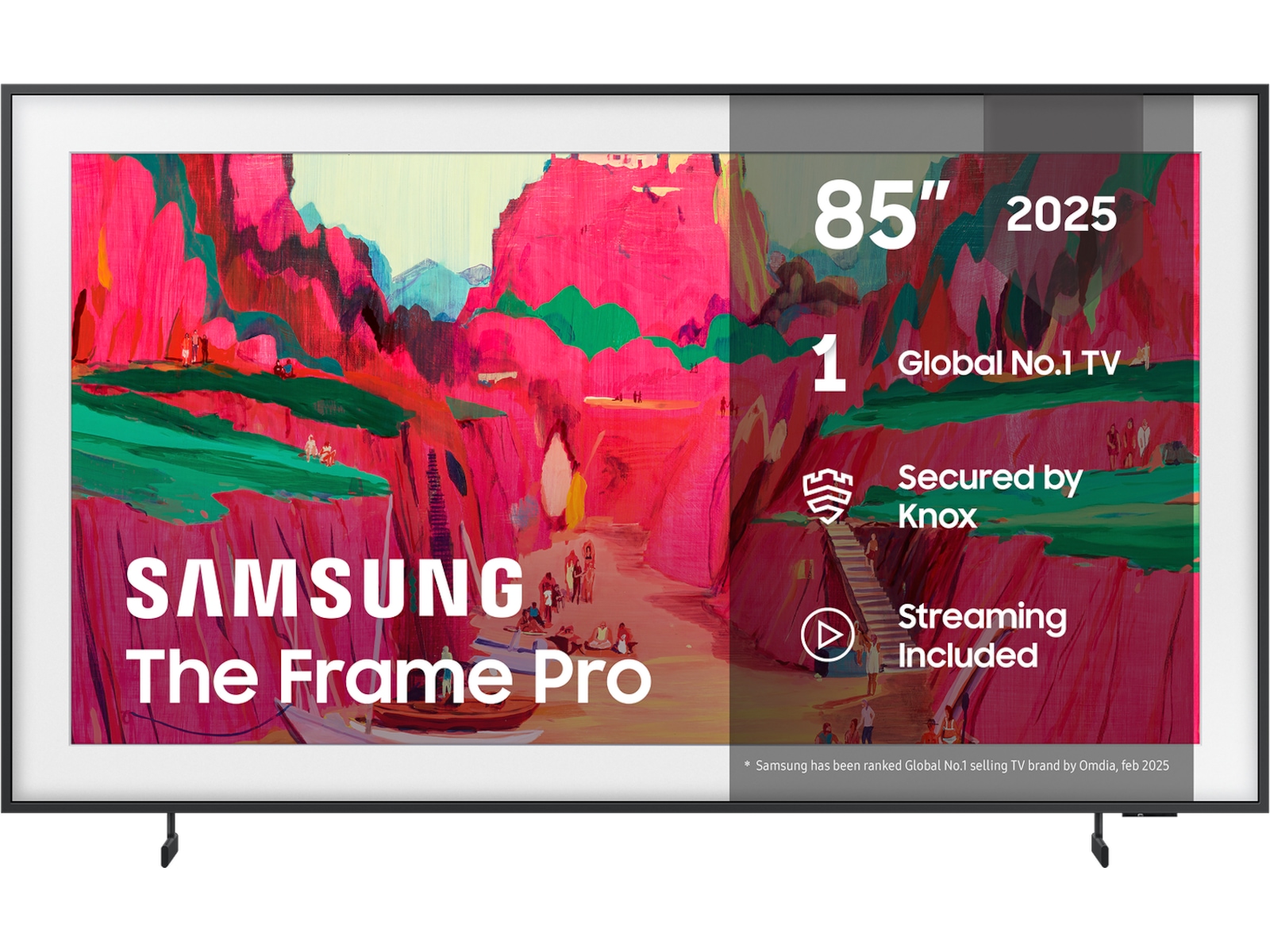 Samsung 85" The Frame Pro LS03FW Neo QLED 4K Smart TV (2025) Over 80 tommer TV