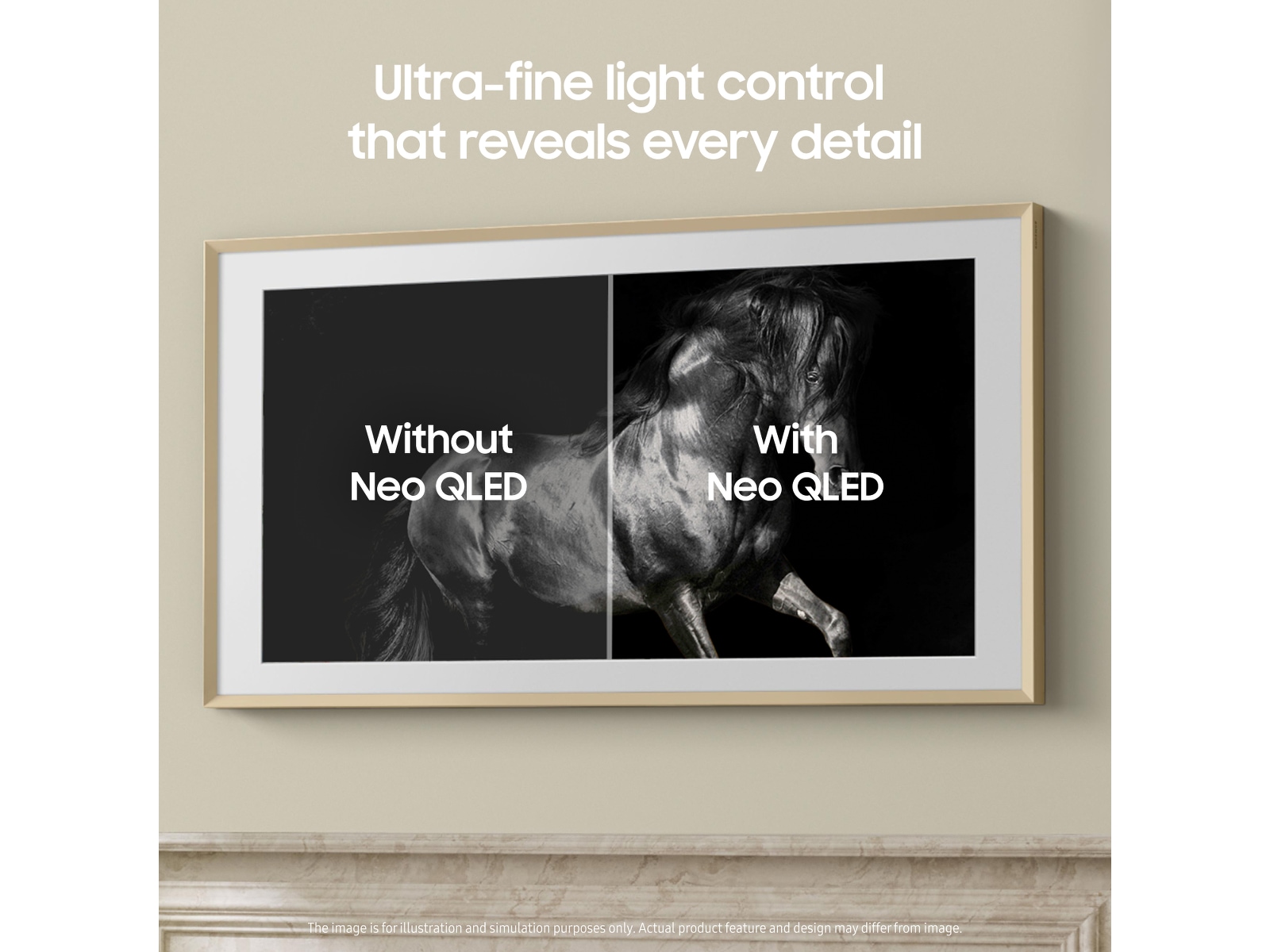 Samsung 85" The Frame Pro LS03FW Neo QLED 4K Smart TV (2025) Over 80 tommer TV