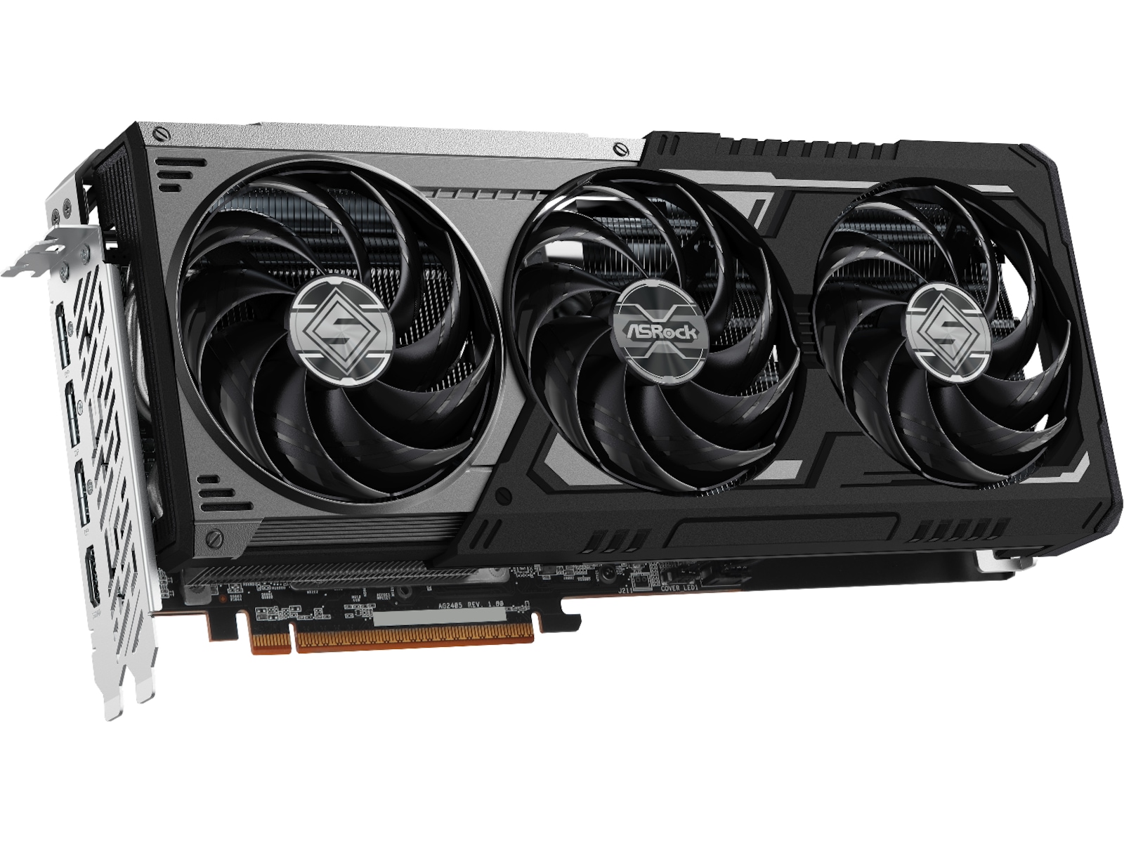 ASRock AMD Radeon RX 9070 XT Steel Legend Dark Skjermkort