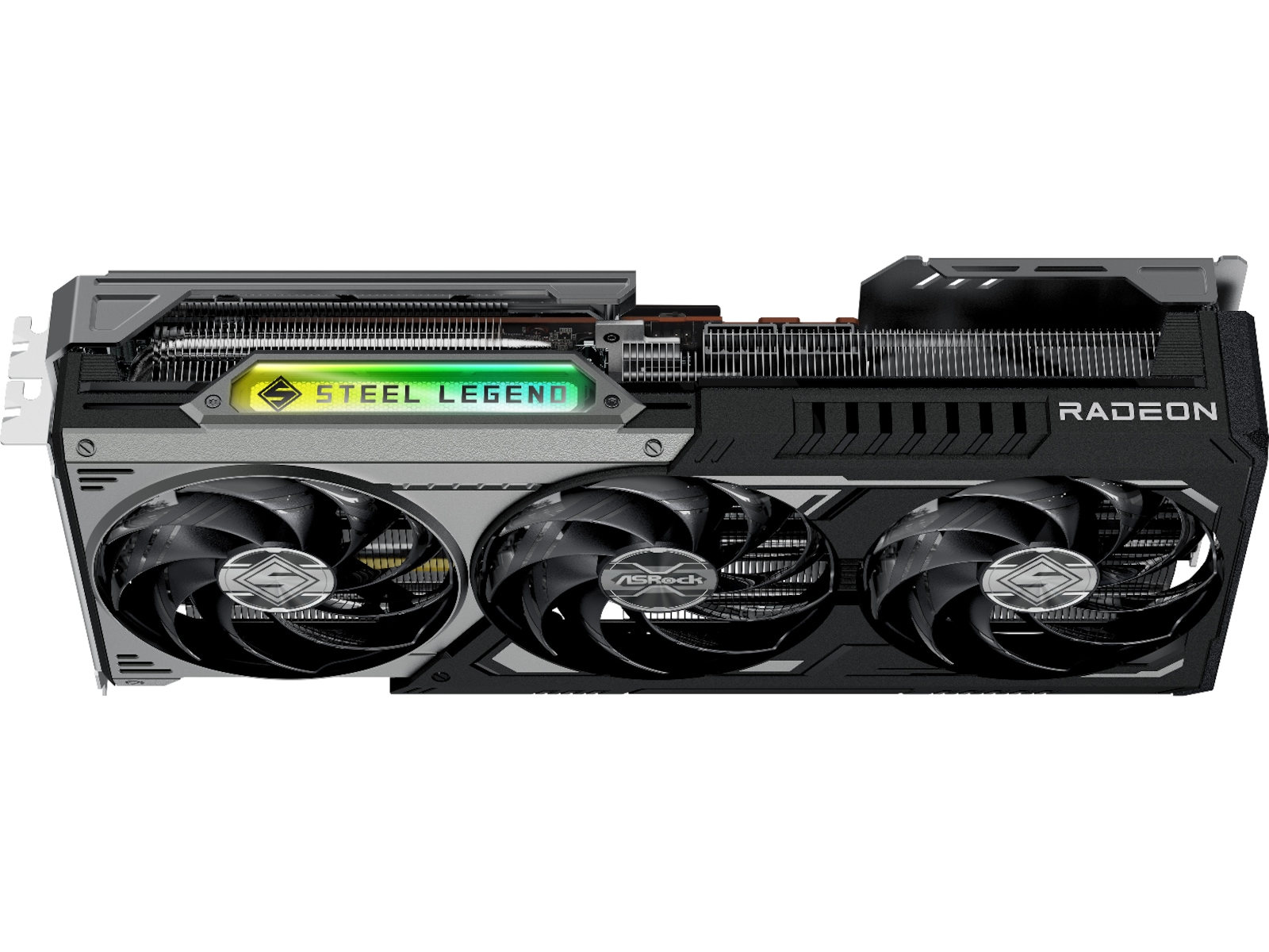 ASRock AMD Radeon RX 9070 XT Steel Legend Dark Skjermkort