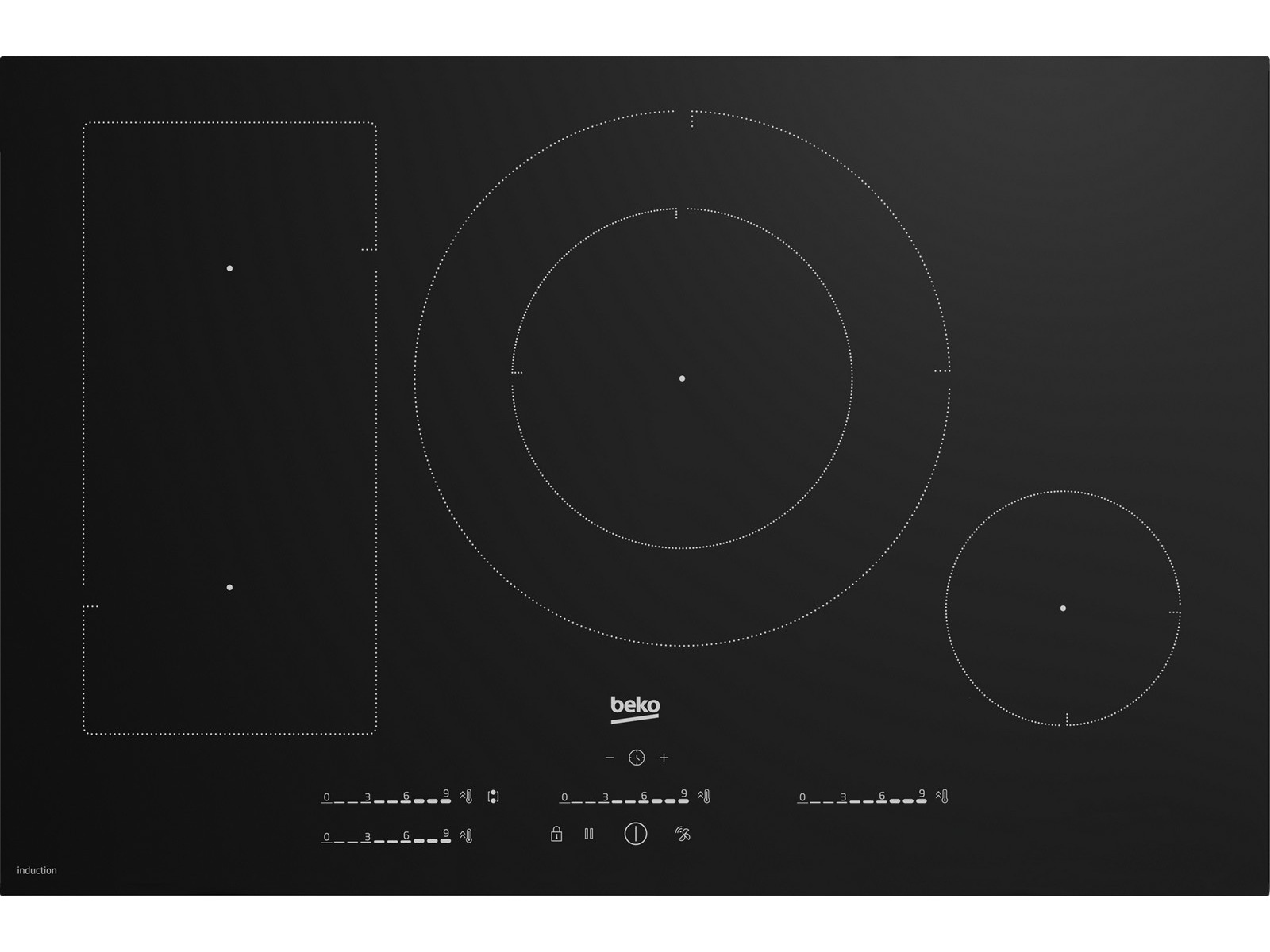 Beko HII84701UFT Induksjonstopp -B-Grade Demo induksjonstopp & platetopp