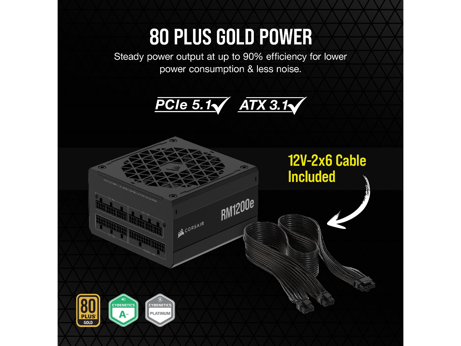 Corsair RMe 1200e PSU Enheter
