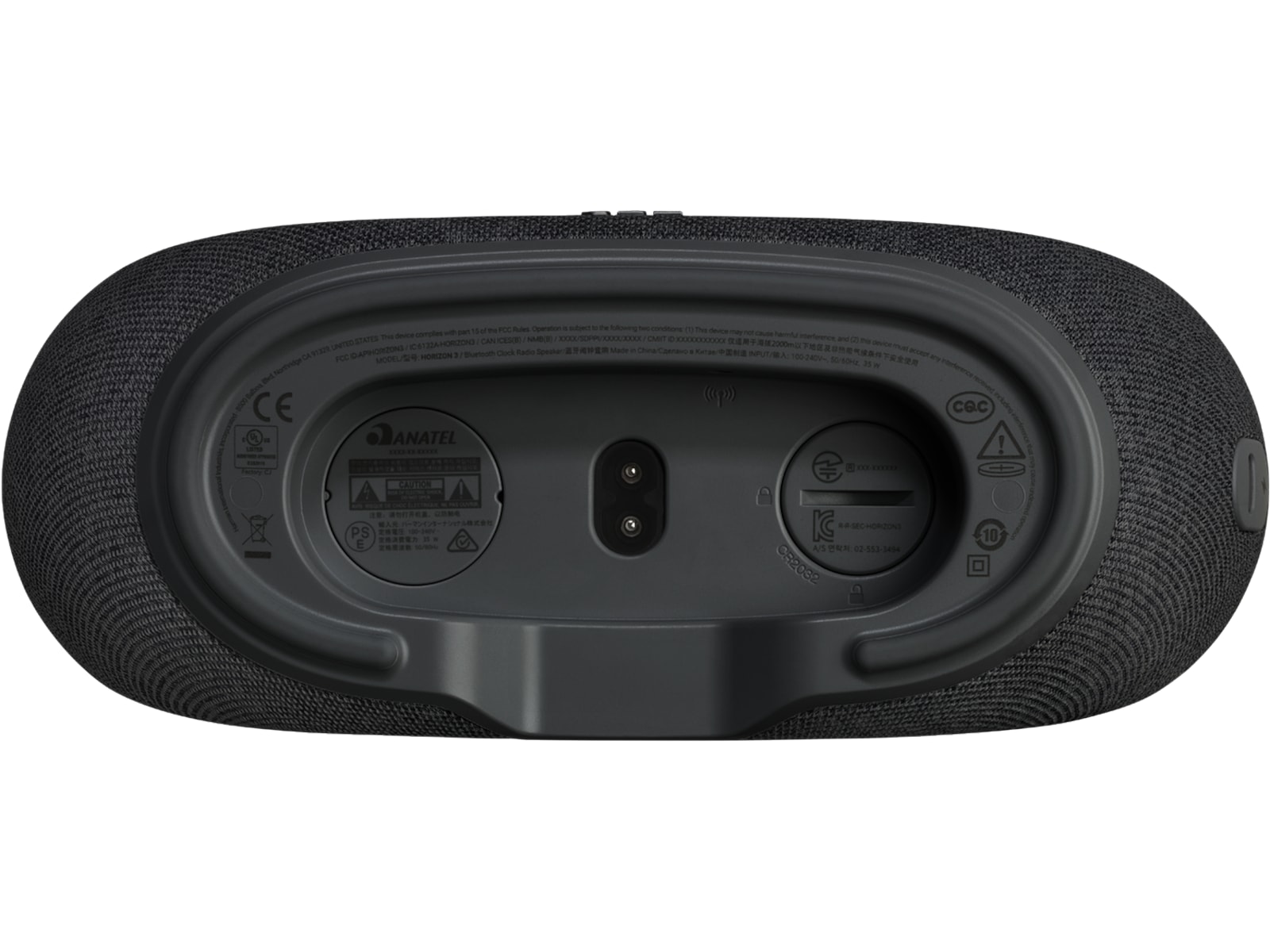 JBL Horizon 3 FM Klokkeradio (sort) Trådløs / Bluetooth-høyttaler