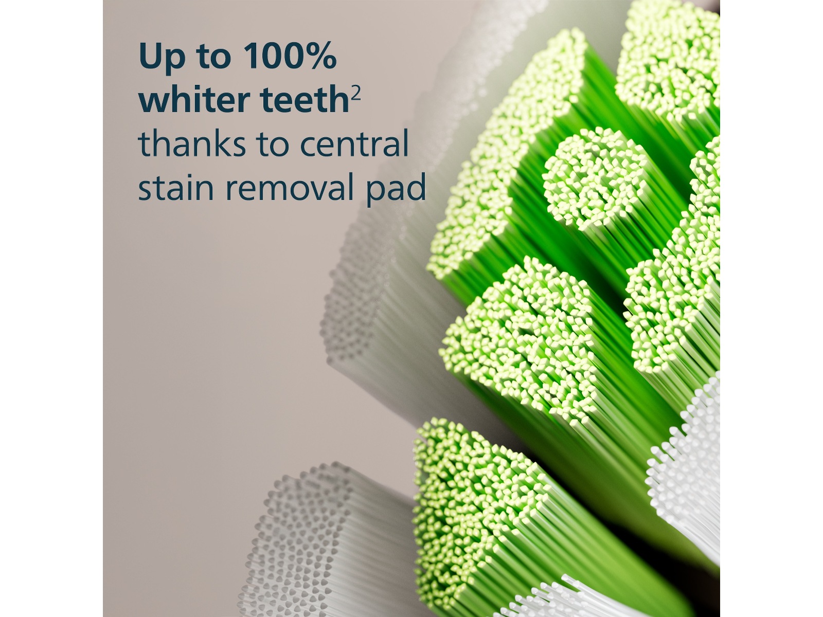 Philips Sonicare W2 Optimal White tannbørstehoder (4 pack, sort) Tannbørstehoder