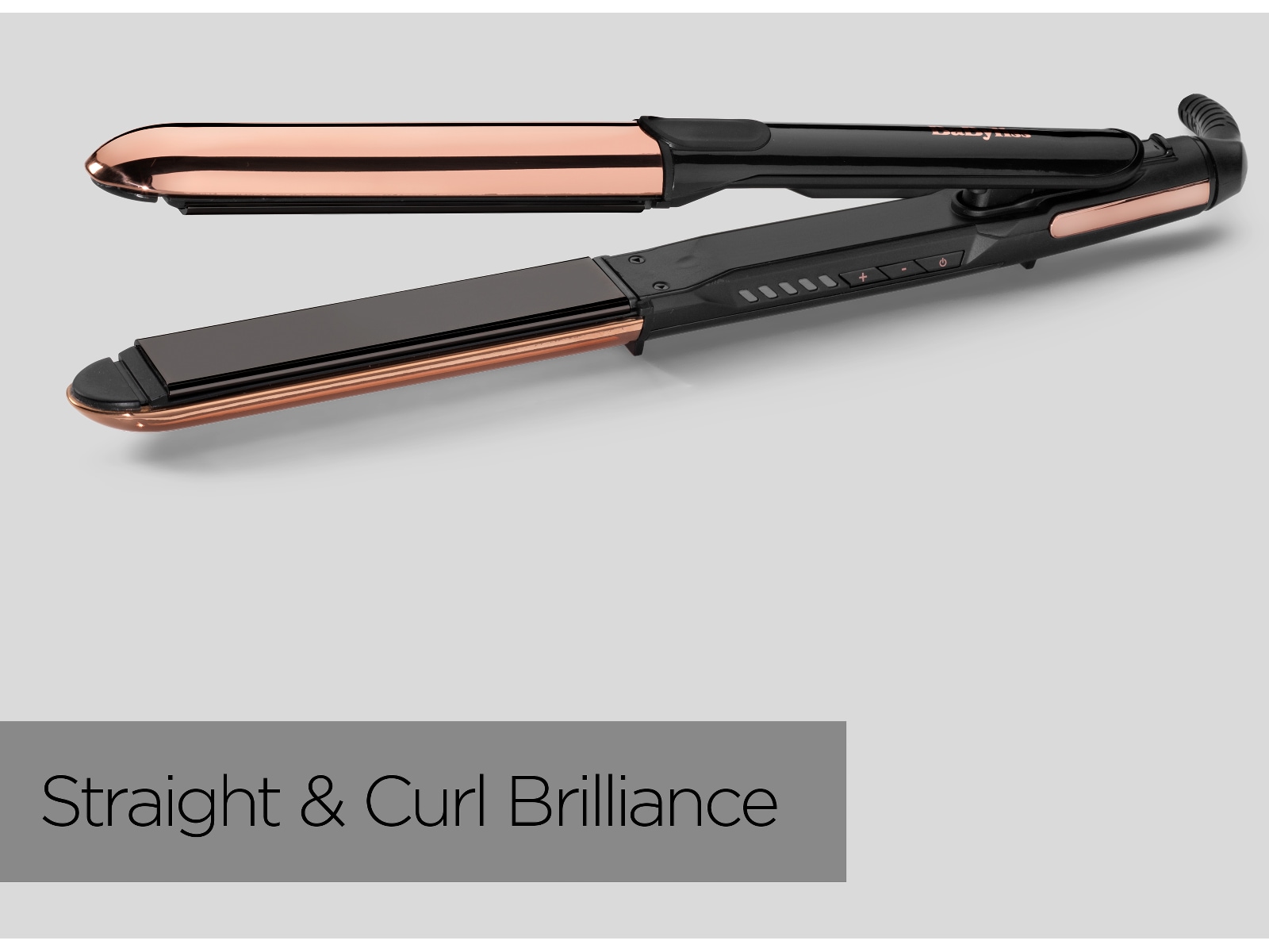 BaByliss Straight & Curl Brilliance Rettetang Hårpleie & styling