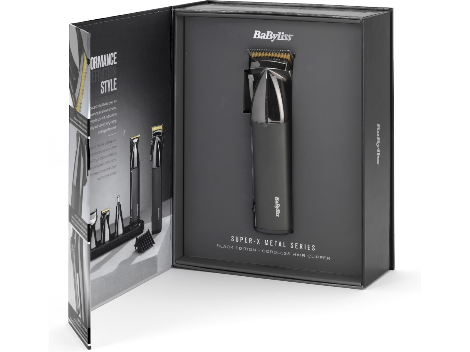 BaByliss Super X Metal Hårklipper (sort) Hårklippere