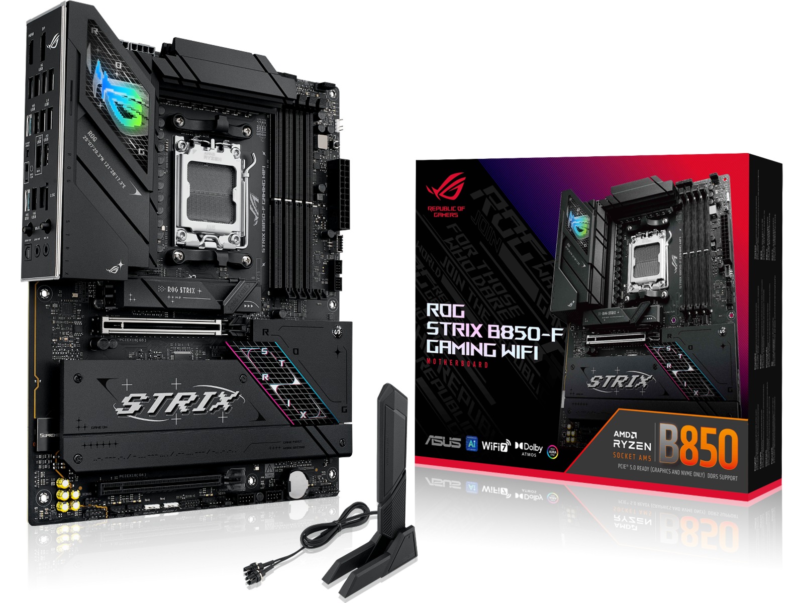 ASUS ROG STRIX B850-F GAMING WIFI Hovedkort -B-Grade Demo hovedkort