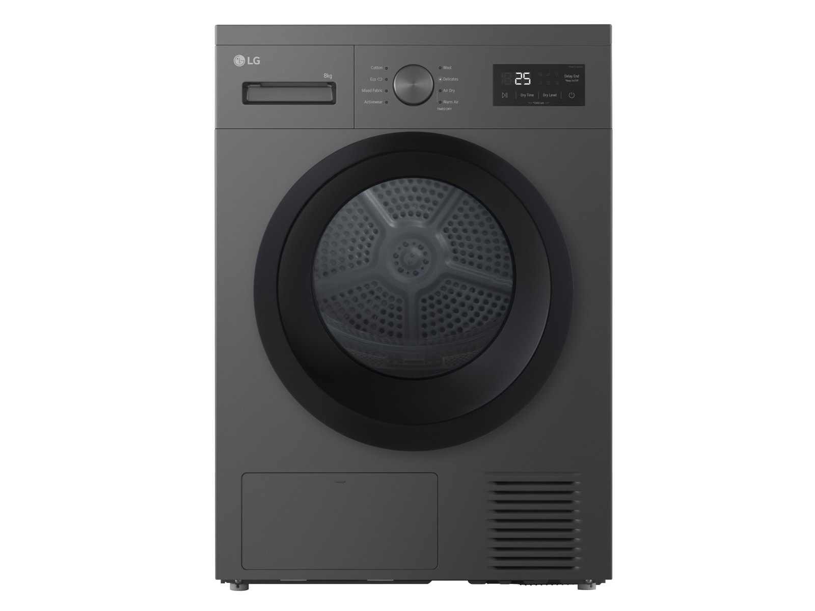 LG RHA1008NDK Tørketrommel (Dark silver) Tørketrommel