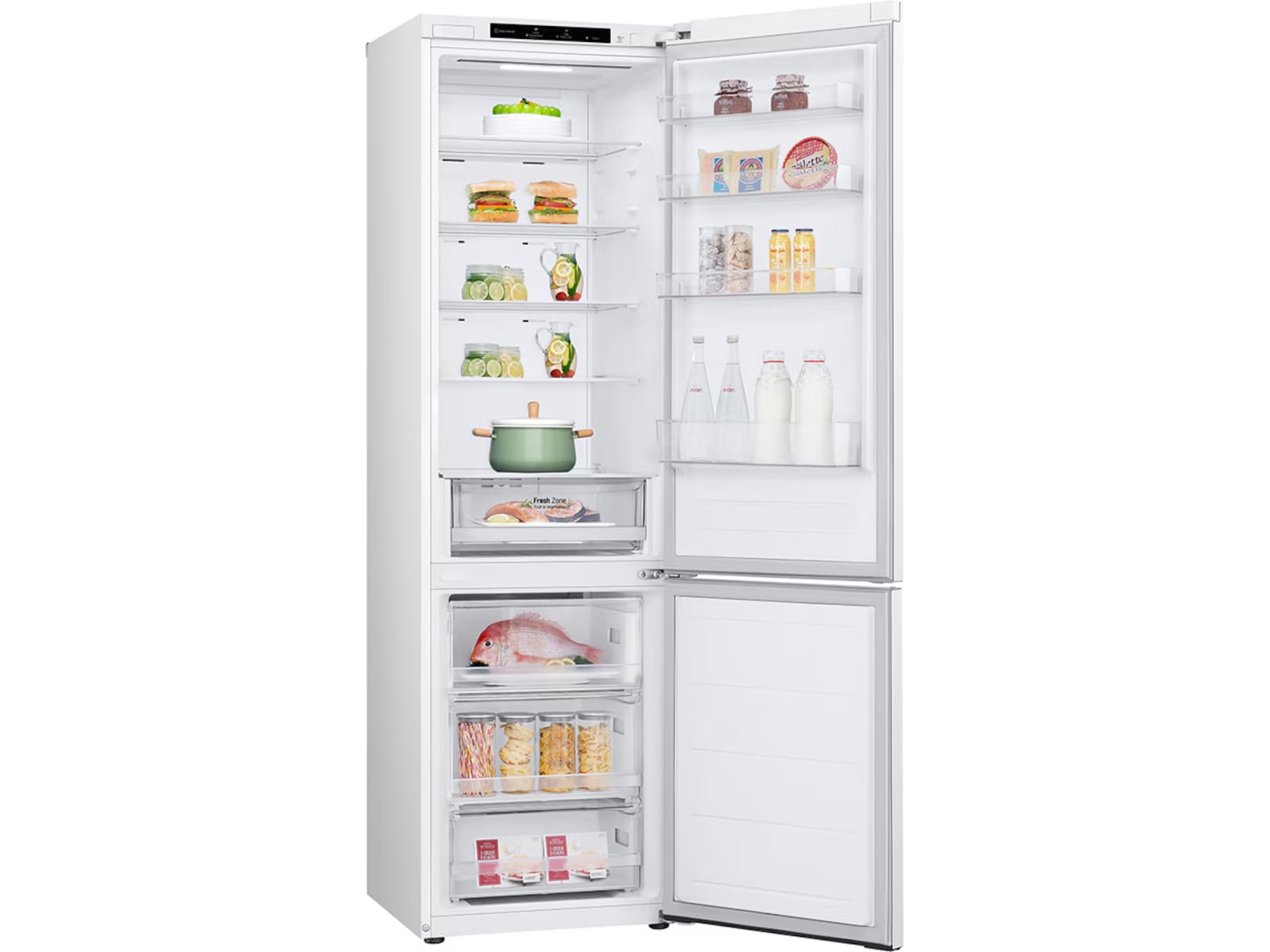 LG GBV22L0ESW Kombiskap (hvit) Kombiskap